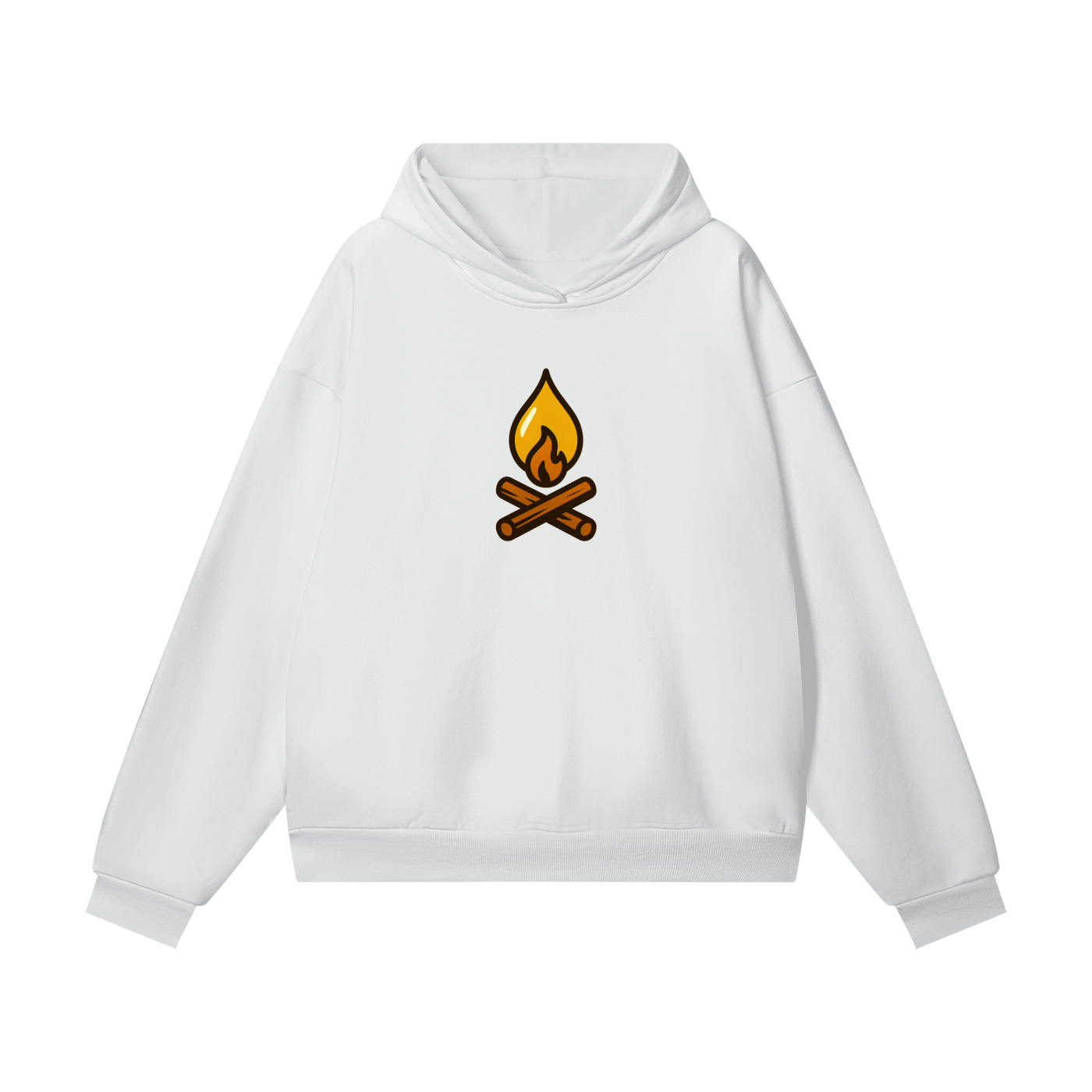 Honey PowWow Icon Heavyweight Hidden Pocket Fleece Hoodie