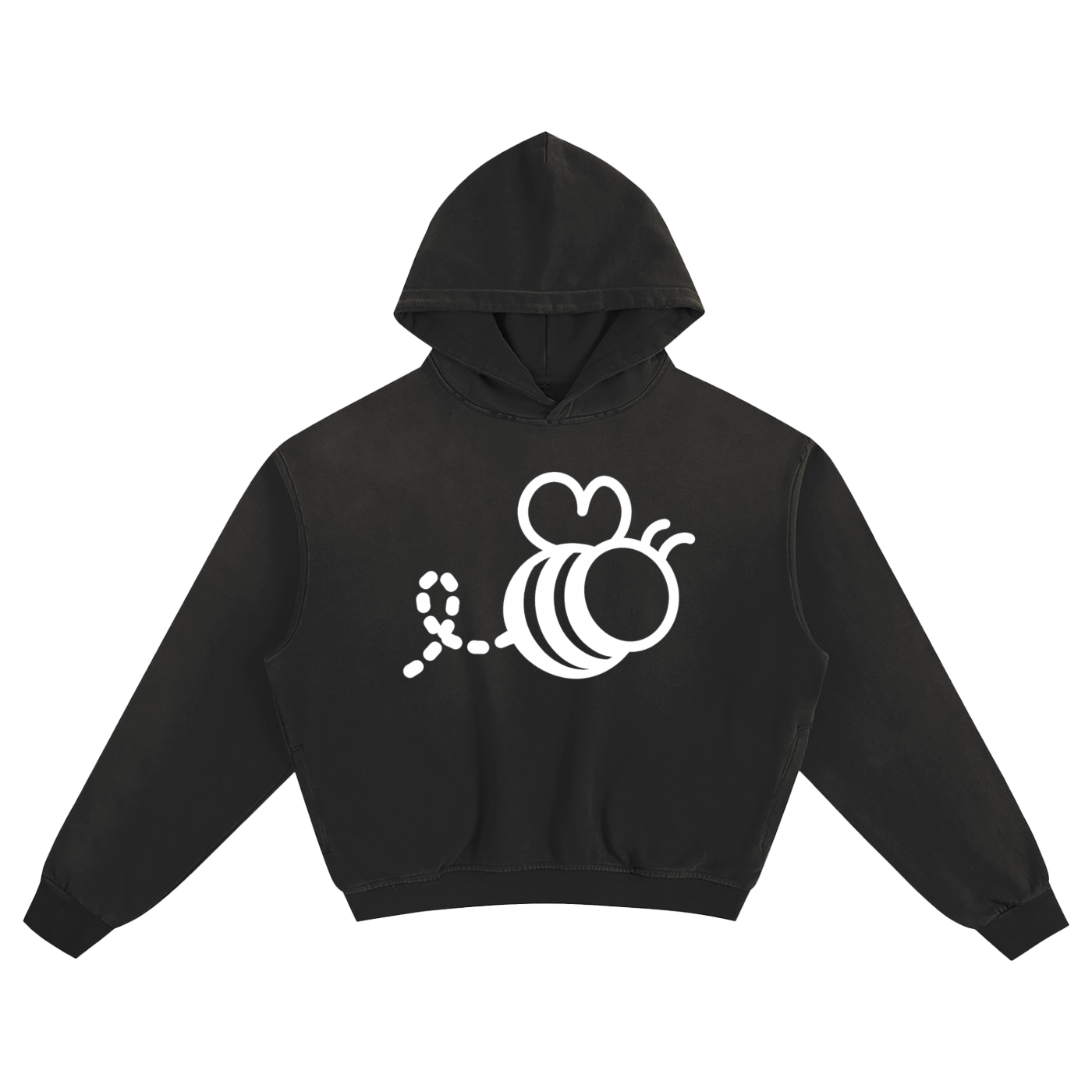 Bumbles Bee Sunfade Boxy Hoodie