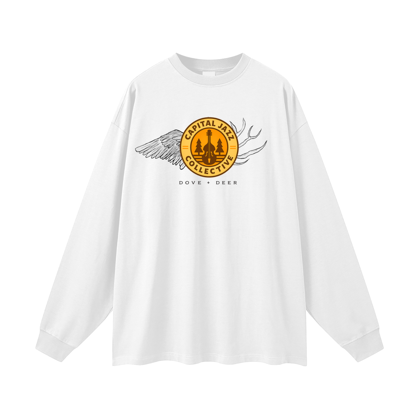 The Capital Jazz Collective @ Dove + Deer Fall 2025 Oversized Unisex Long Sleeve T-Shirt