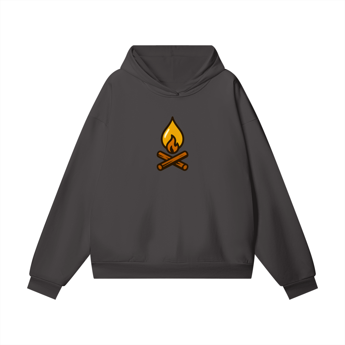 Honey PowWow Icon Heavyweight Hidden Pocket Fleece Hoodie