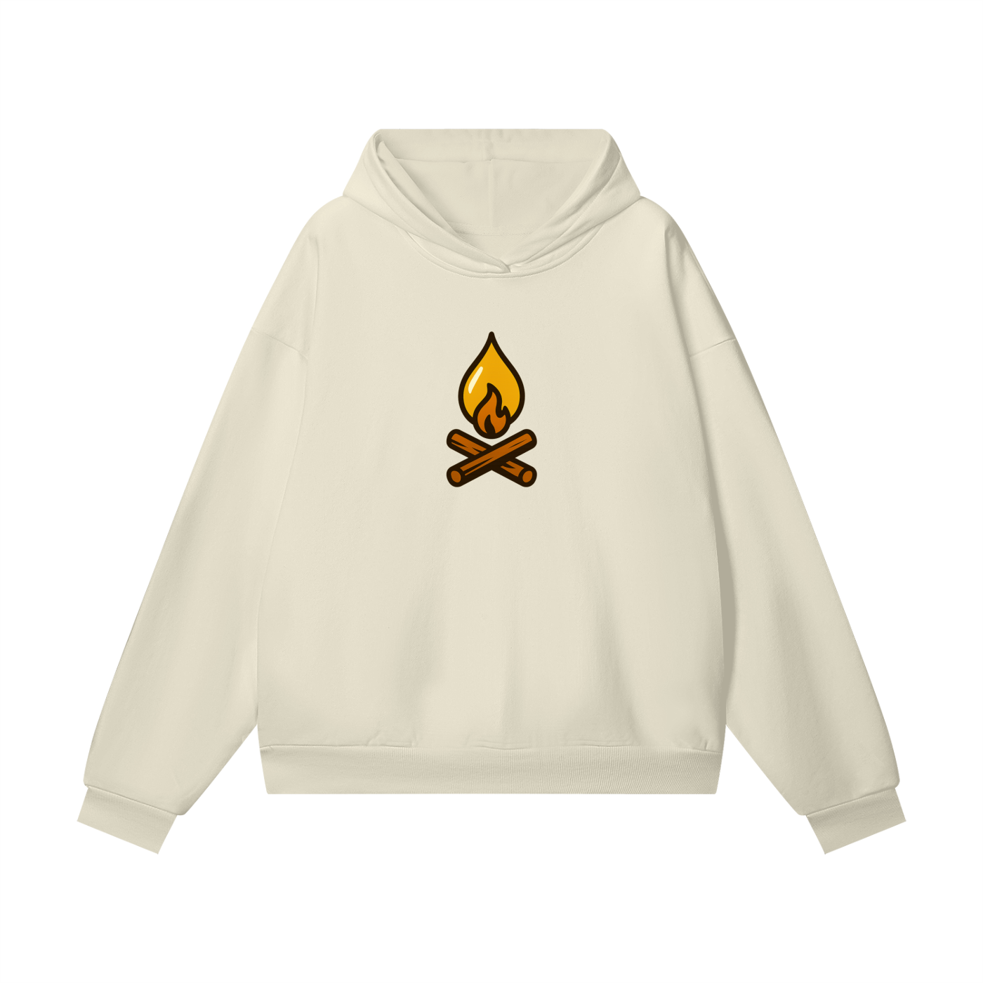 Honey PowWow Icon Heavyweight Hidden Pocket Fleece Hoodie