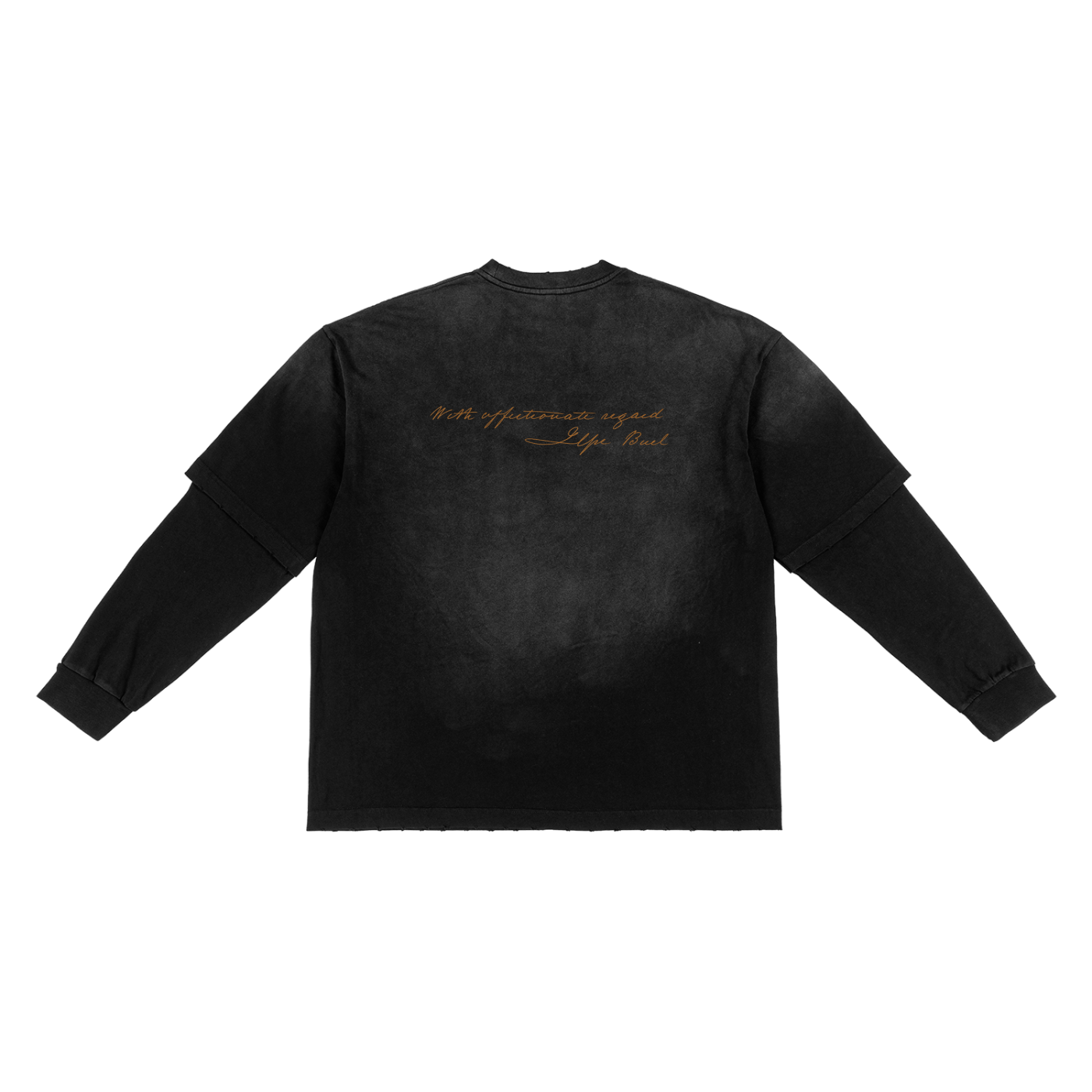 Buel House Sunfade Hand-Frayed Faux Two-Piece T-Shirt