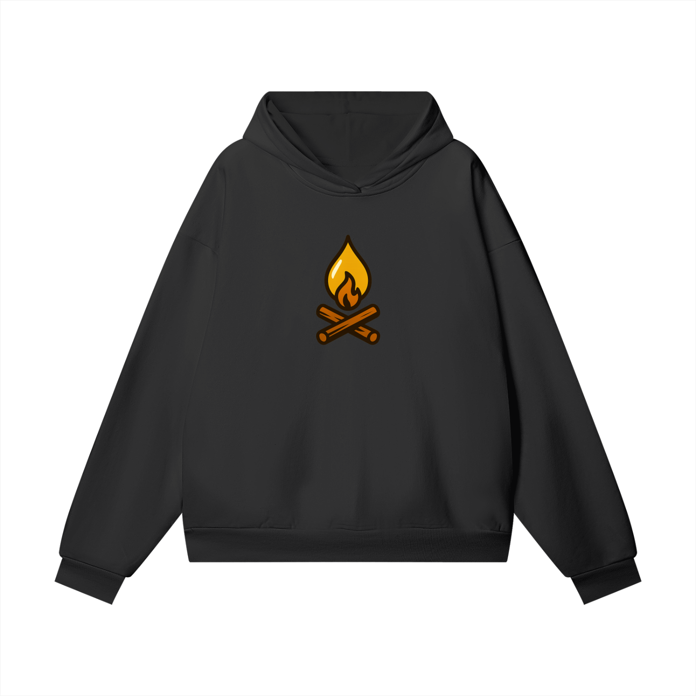 Honey PowWow Icon Heavyweight Hidden Pocket Fleece Hoodie