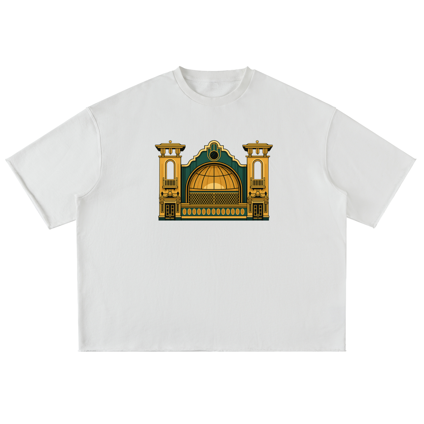 Park Playhouse Washed Rolled Hem Half Sleeve T-Shirt