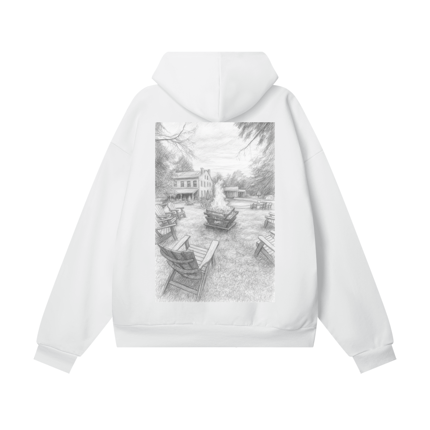 Buel House Fire Heavyweight Hidden Pocket Fleece Hoodie