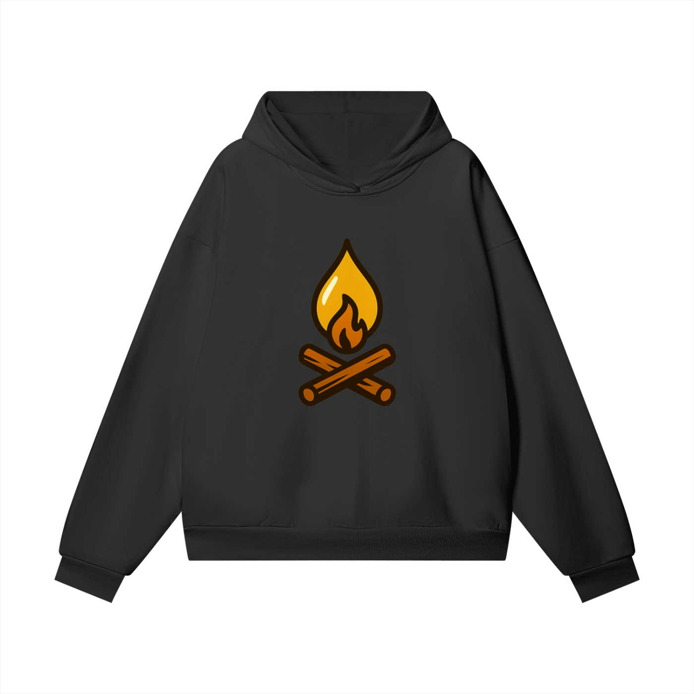Honey PowWow Icon Heavyweight Hidden Pocket Fleece Hoodie
