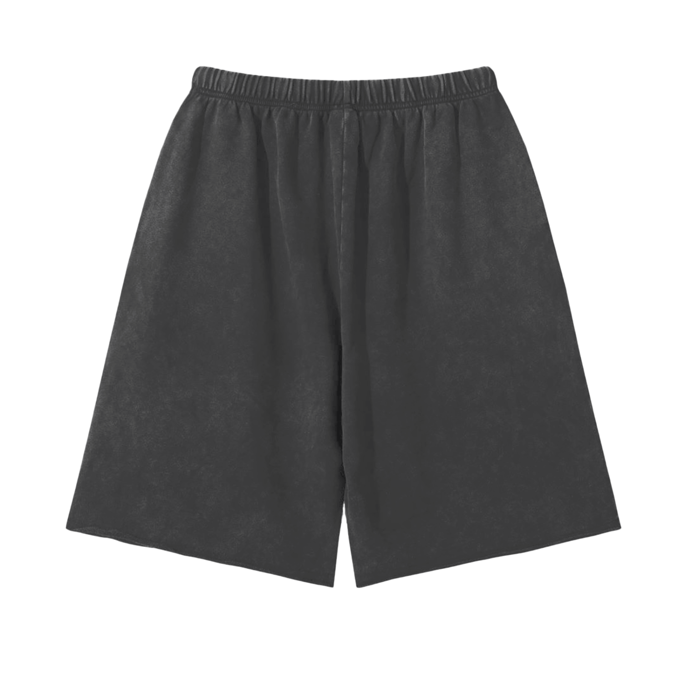BrusselCock Snow Washed Raw Hem Shorts