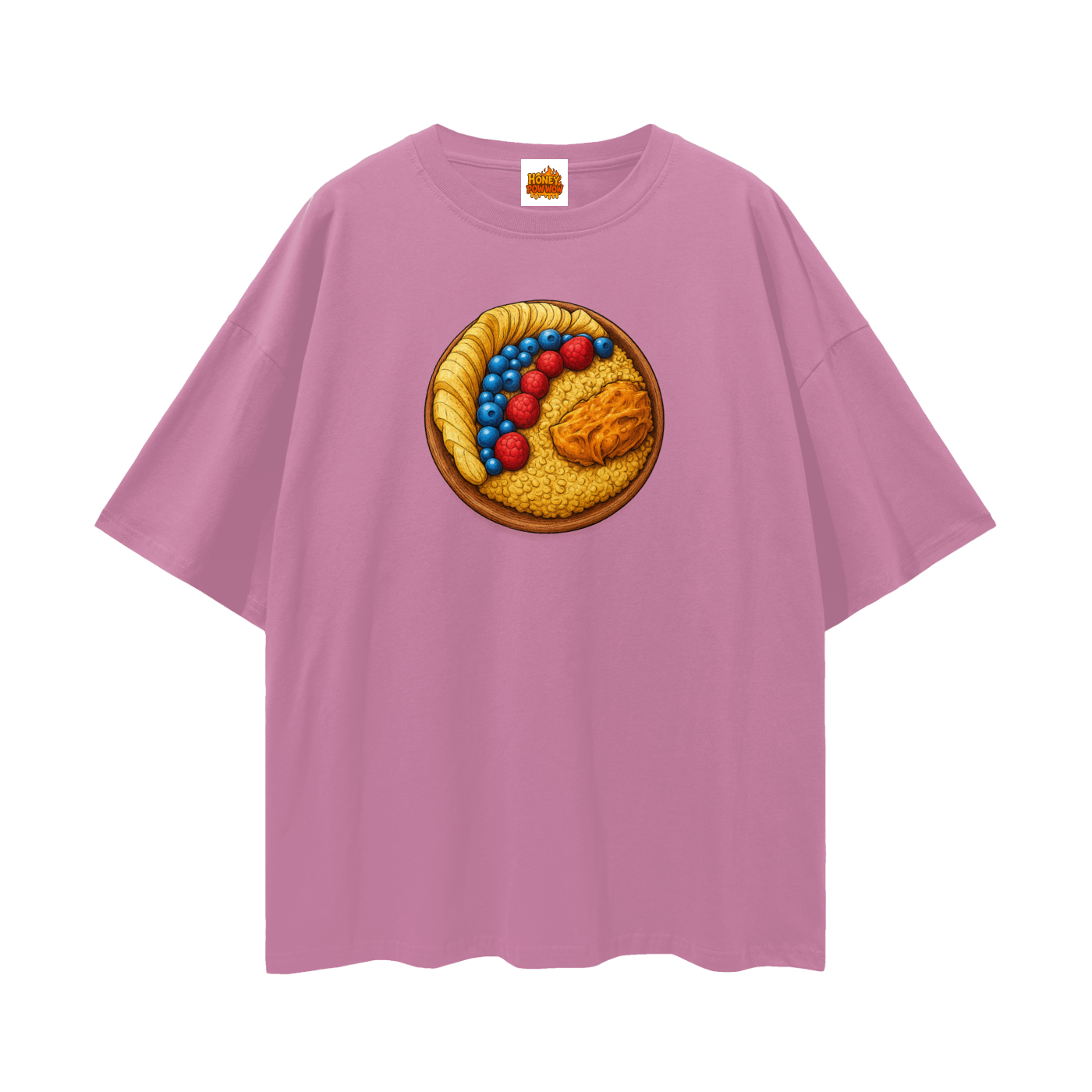 Oatmeal Streetwear Loose Drop Shoulder T-Shirt