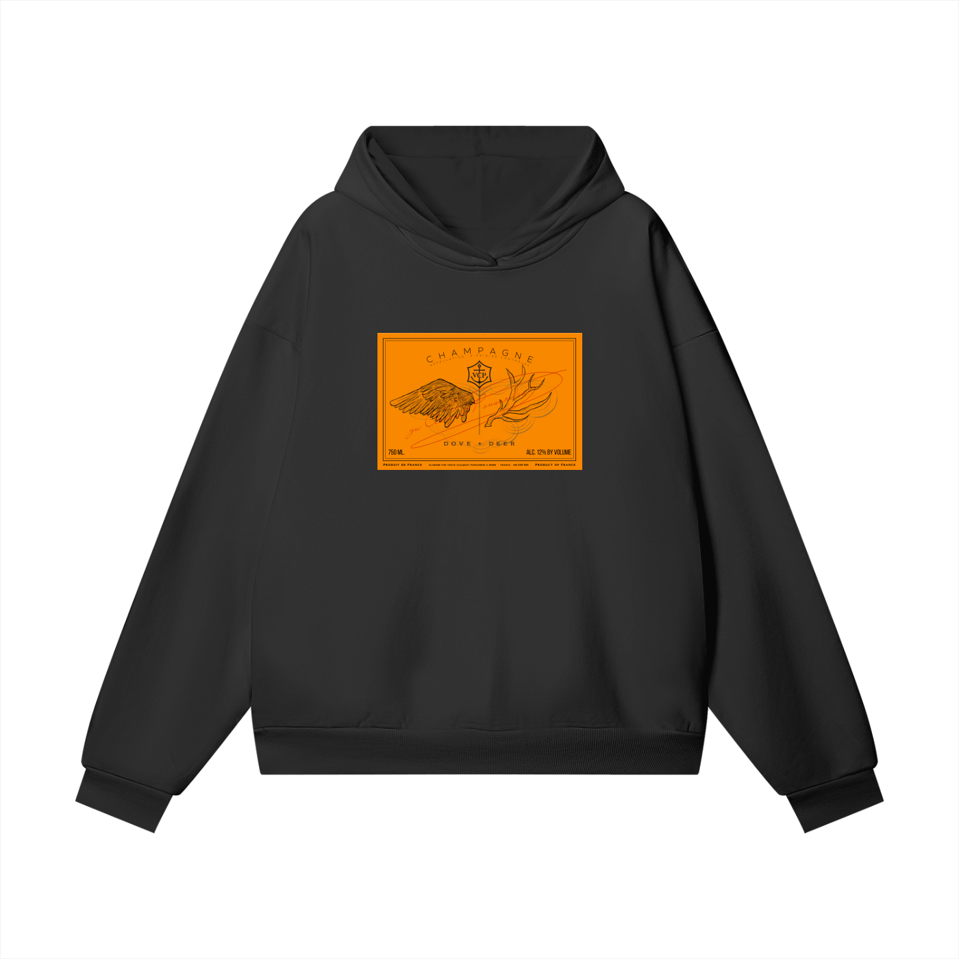 Dove+Deer Clic Heavyweight Hidden Pocket Fleece Hoodie