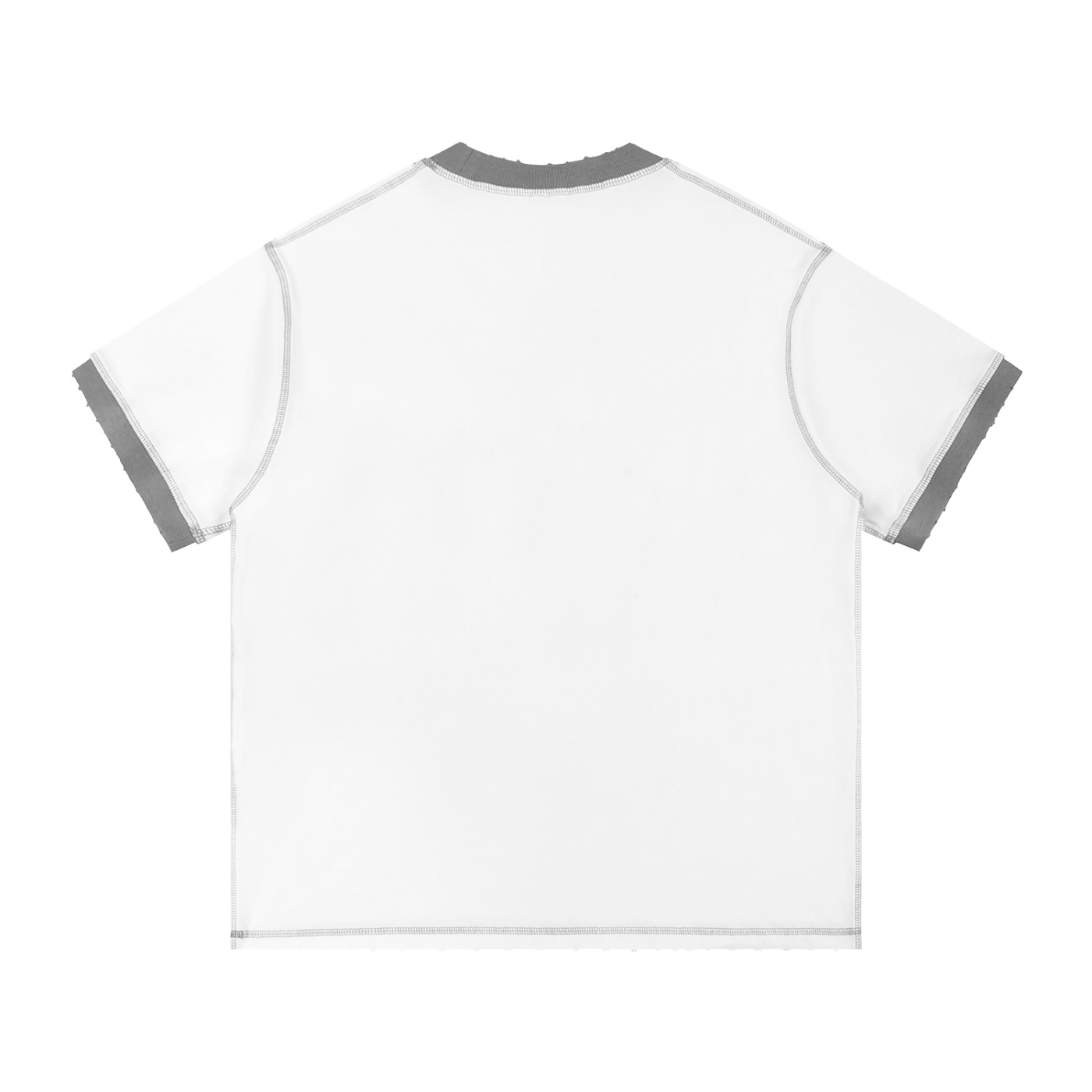 Albany NY Contrast-Stitched Cotton T-Shirt