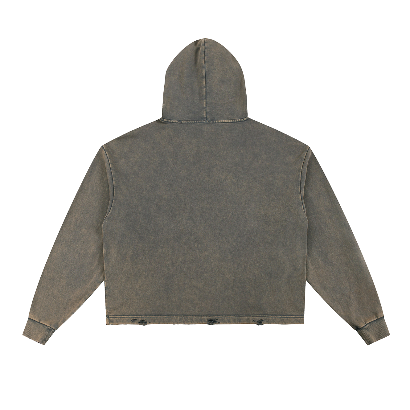 Nipper of Liberty Vintage Washed Frayed-Hem Hoodie