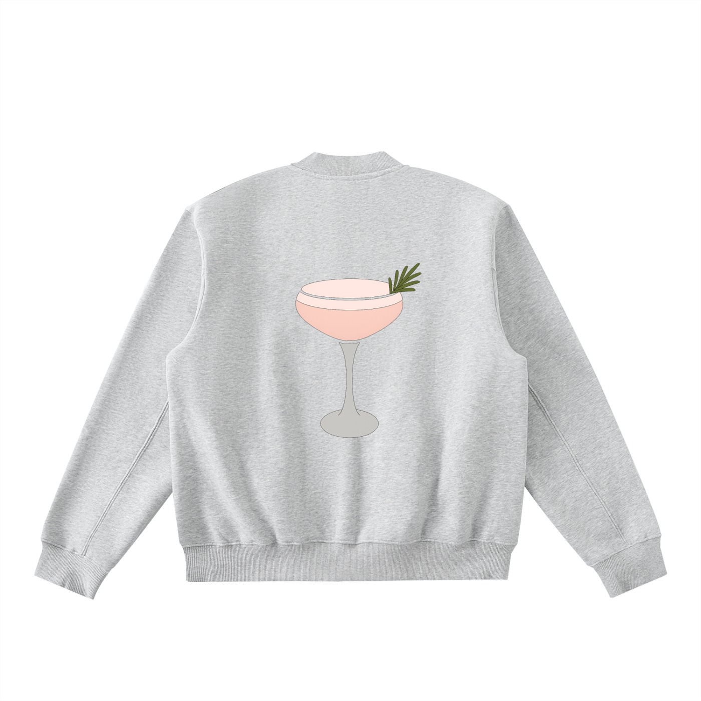 The Grocer Zip-Up Fleeced Varsity Jacket