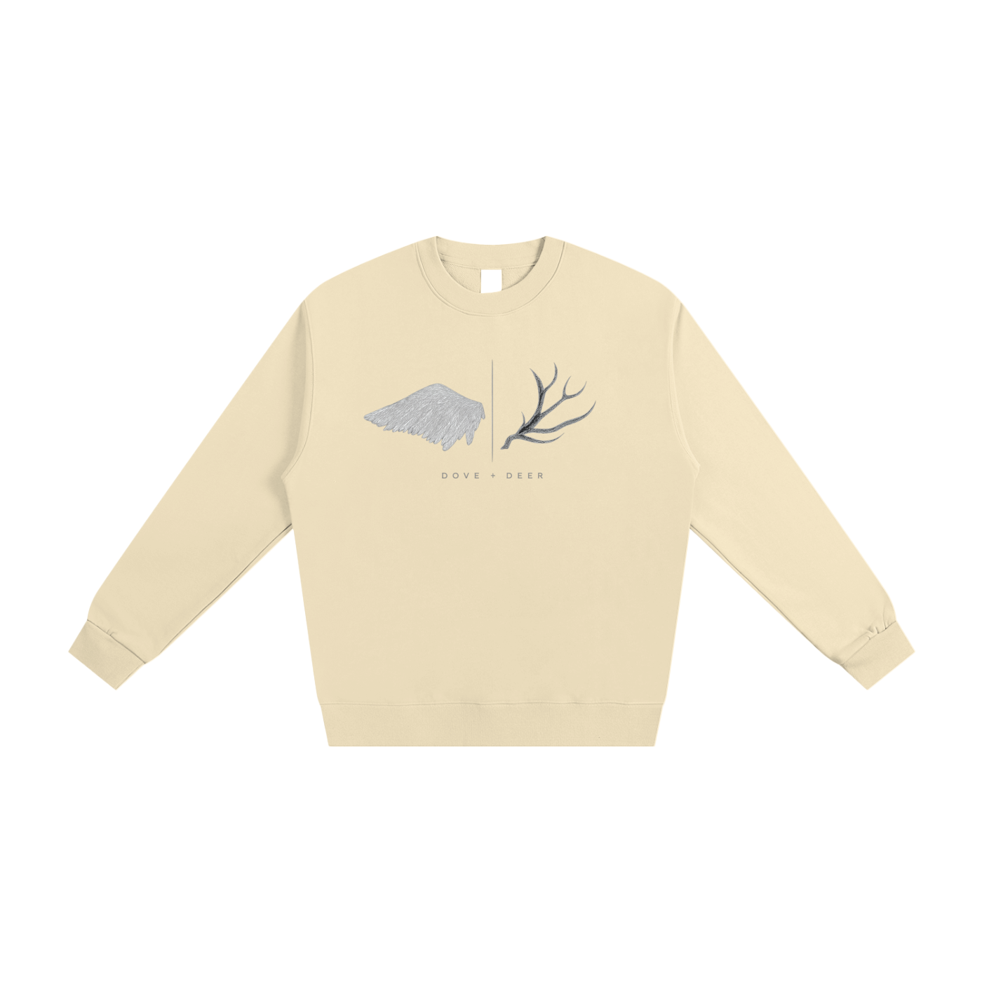 Dove+Deer Cross Signs Heavyweight Essential Sweatshirt