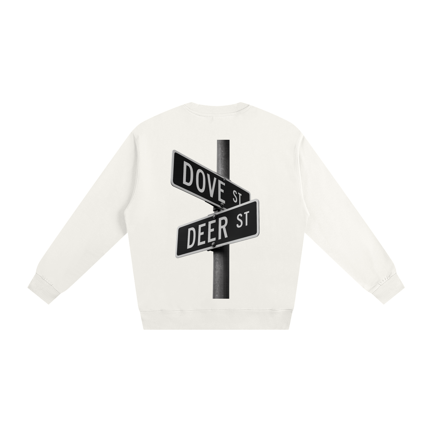 Dove+Deer Cross Signs Heavyweight Essential Sweatshirt