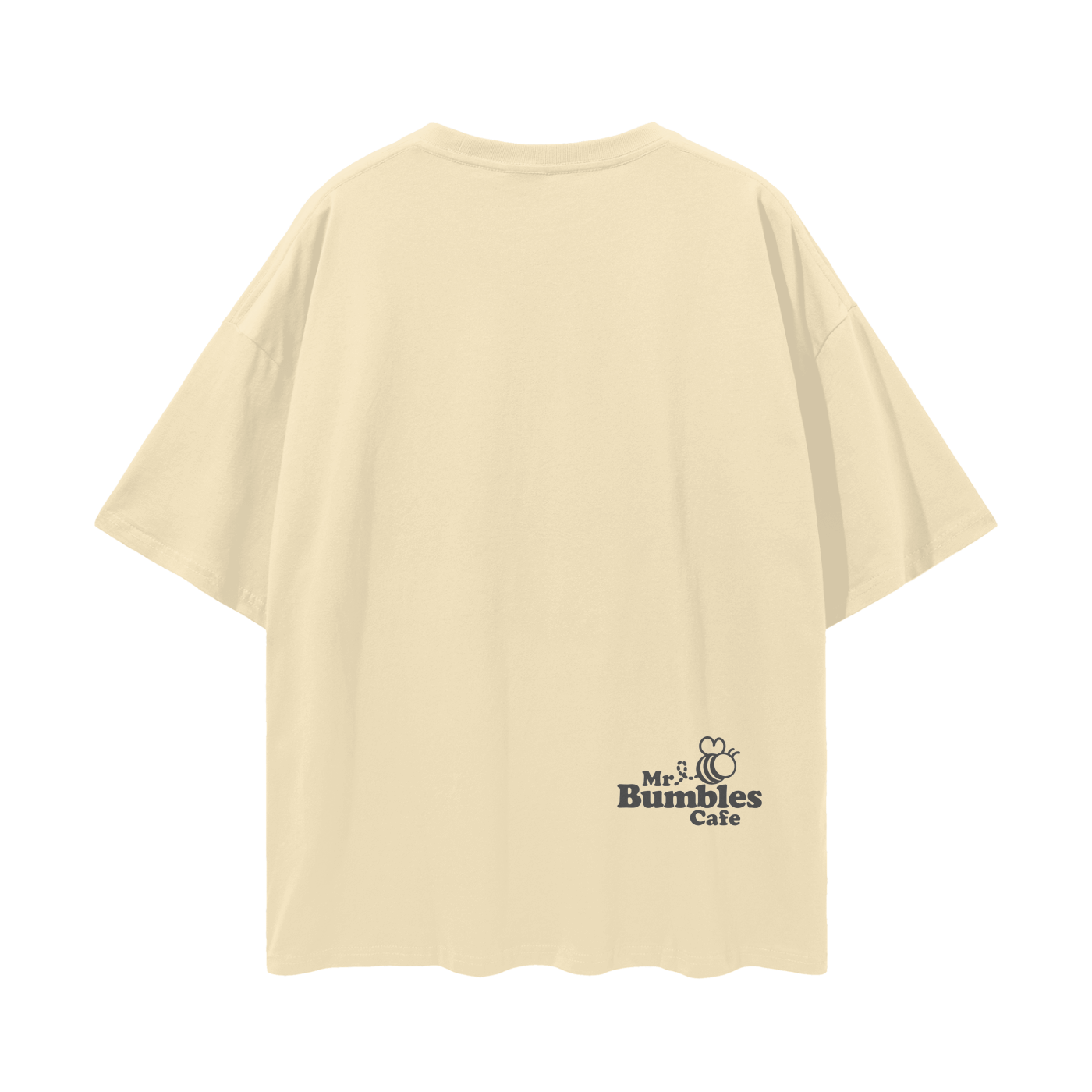 Oatmeal Streetwear Loose Drop Shoulder T-Shirt