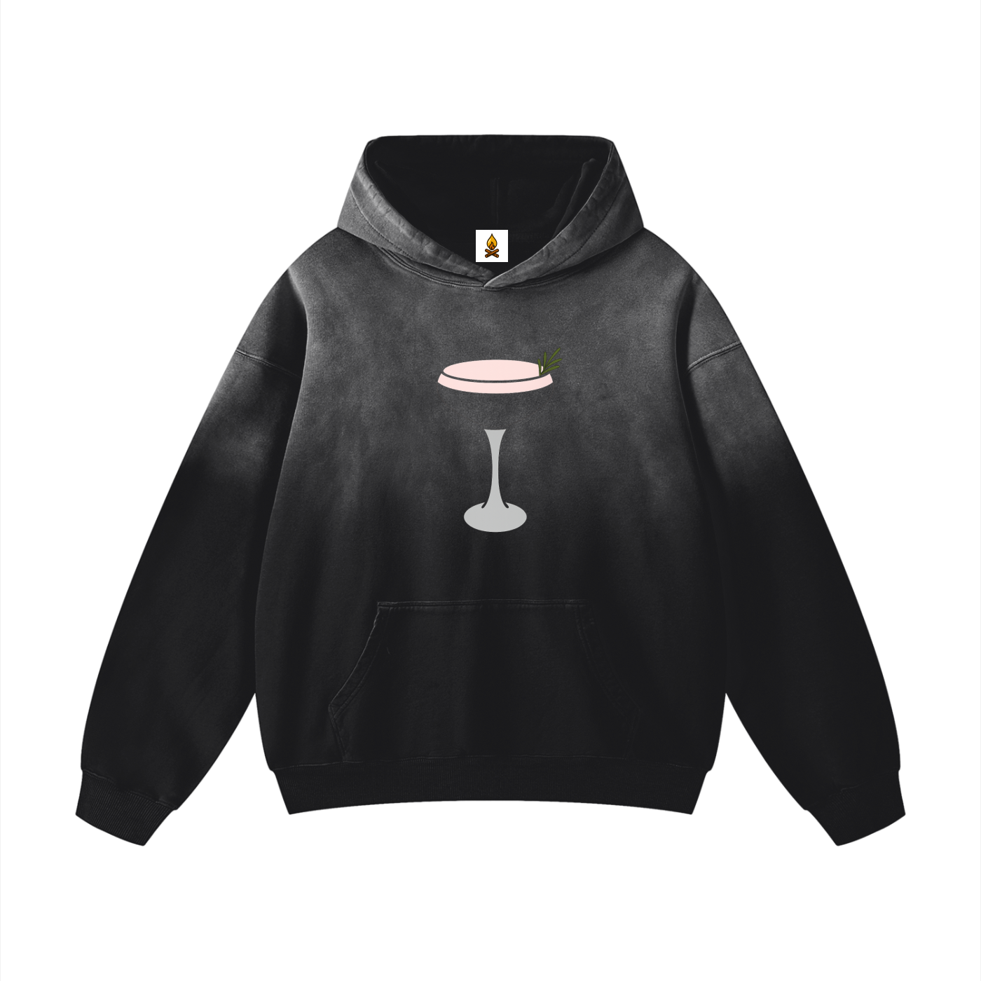The Grocer Heavyweight Sunfade Oversized Hoodie
