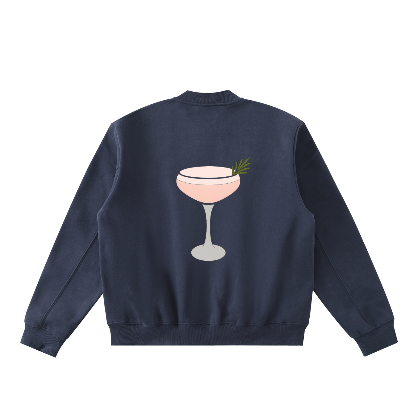 The Grocer Zip-Up Fleeced Varsity Jacket