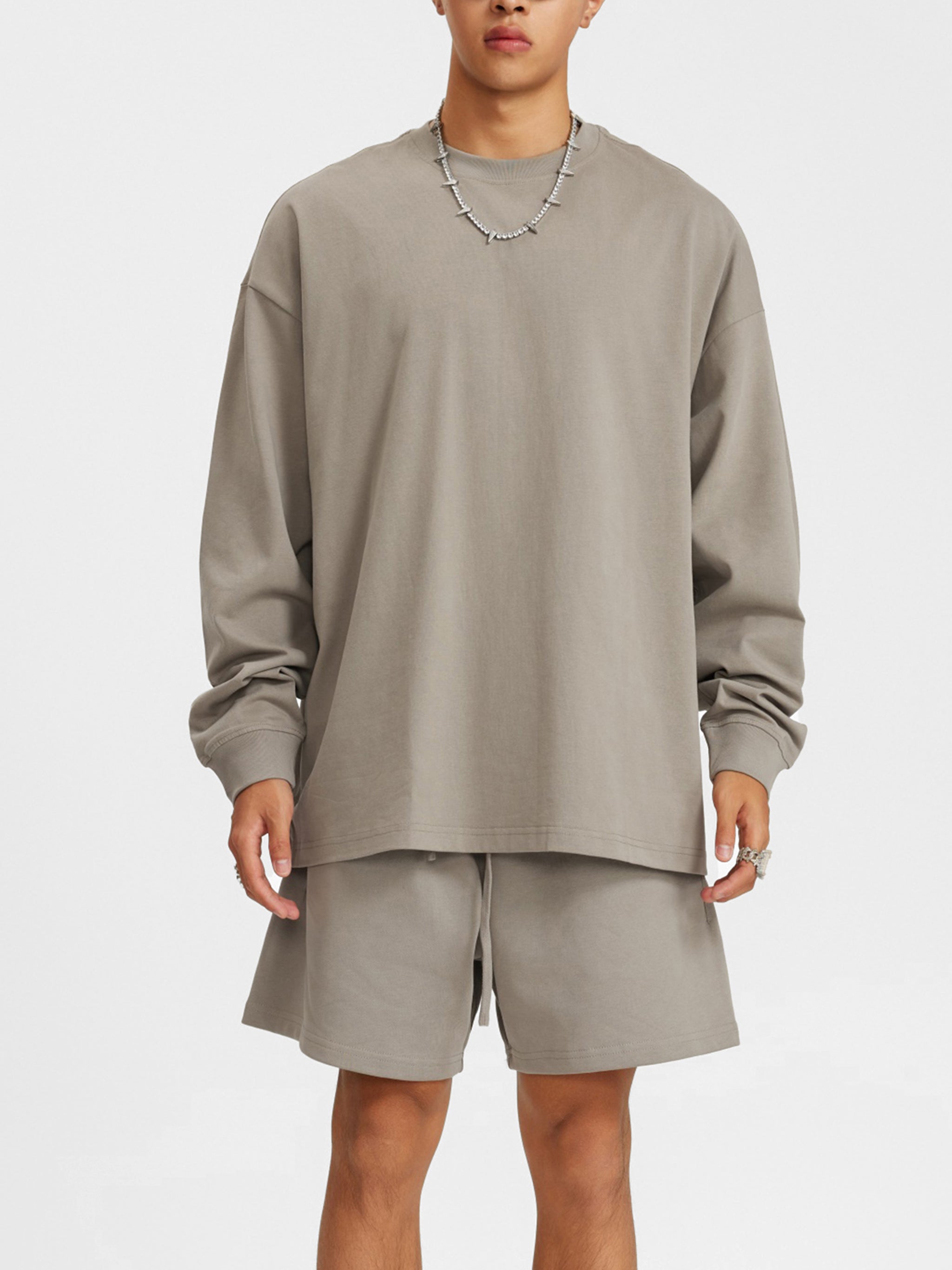 Toss The Map/ Map Back  Oversized Unisex Long Sleeve T-Shirt