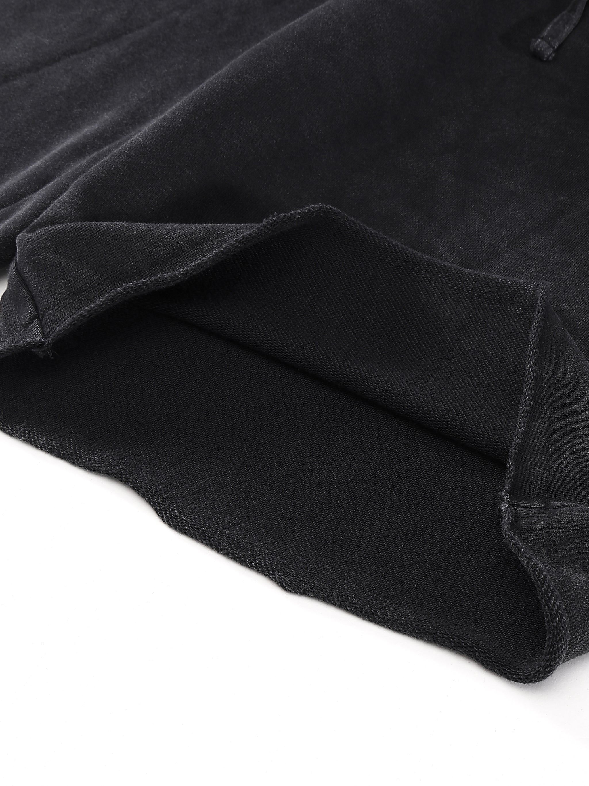 BrusselCock Snow Washed Raw Hem Shorts