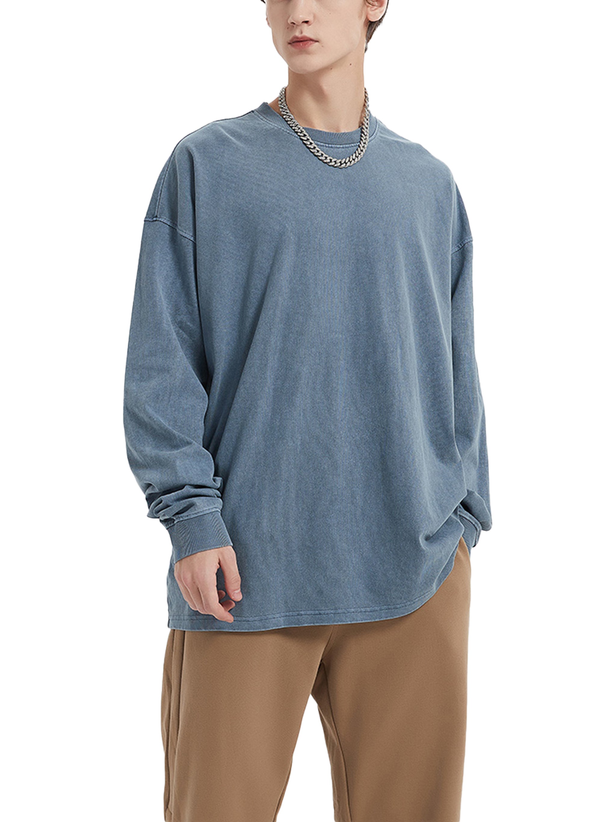 Bye Central WareHouse Vintage Washed Long Sleeve T-Shirt