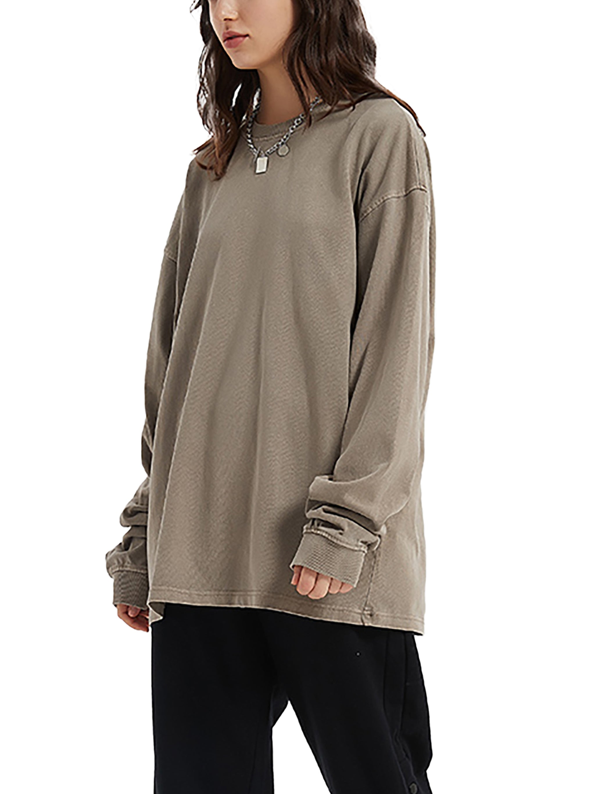 Bye Central WareHouse Vintage Washed Long Sleeve T-Shirt