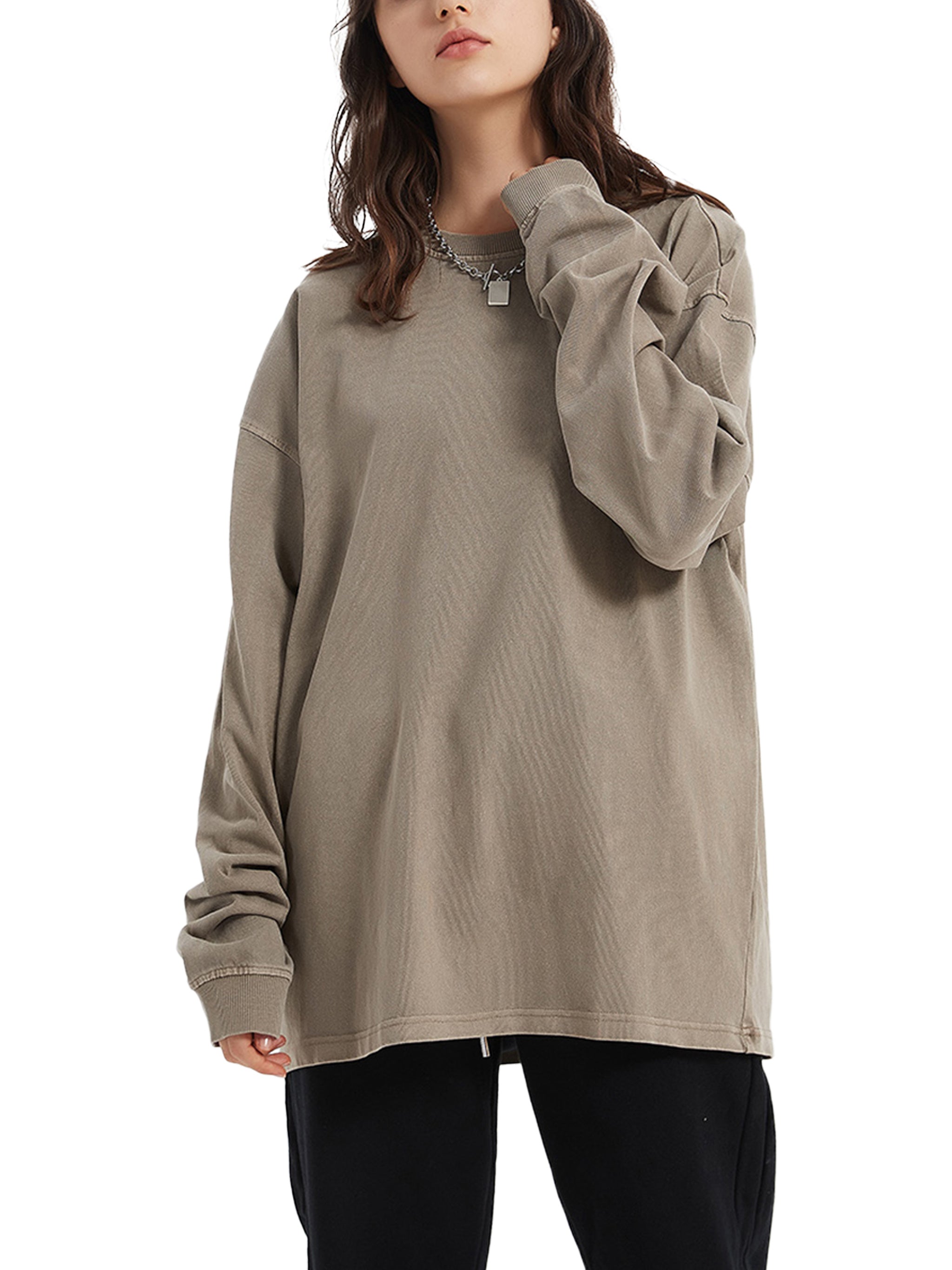 Espressotini Enzyme Washed Long Sleeve T-shirt