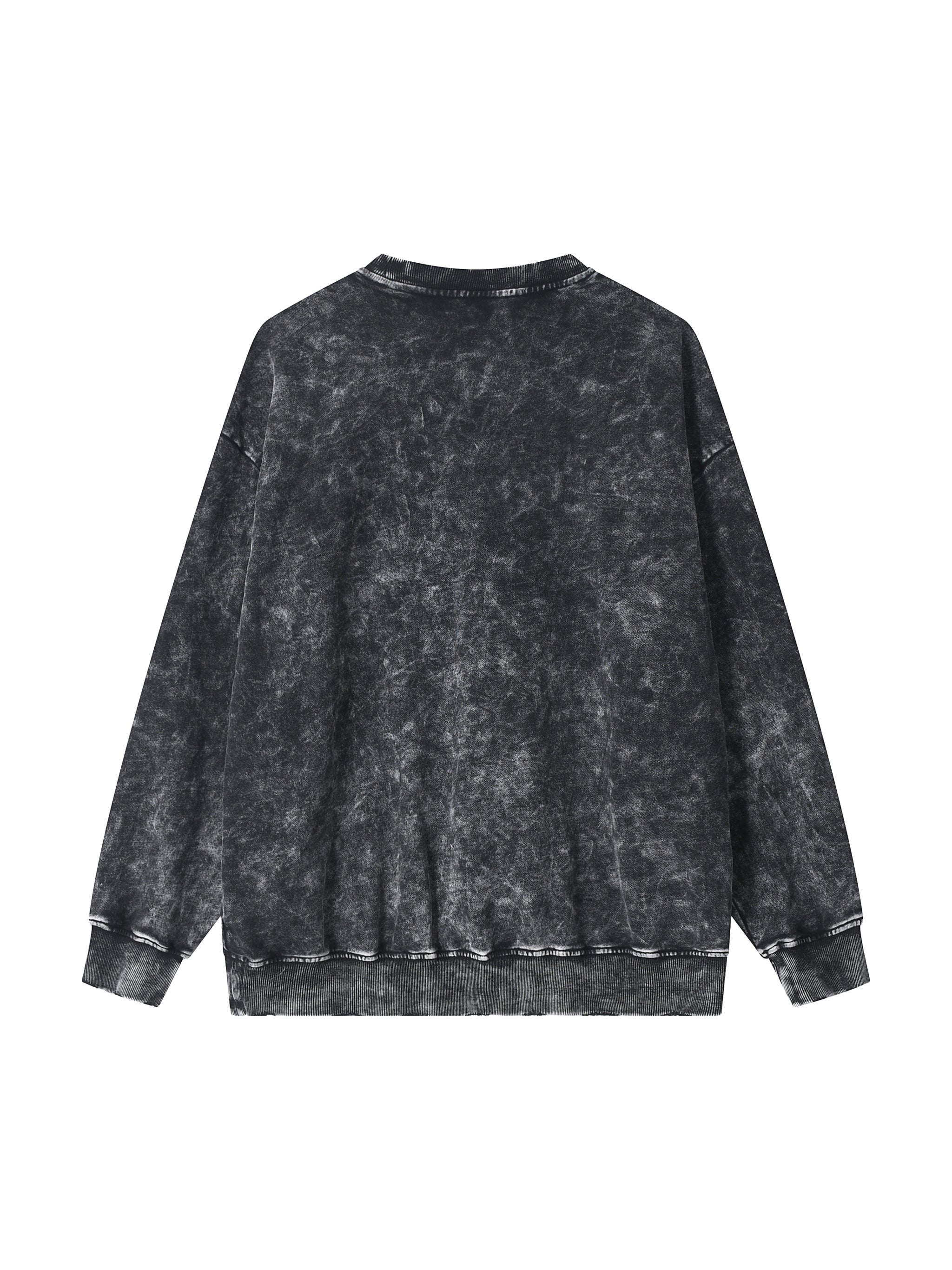 Espressotini Snow Washed Hand-Frayed Sweatshirt