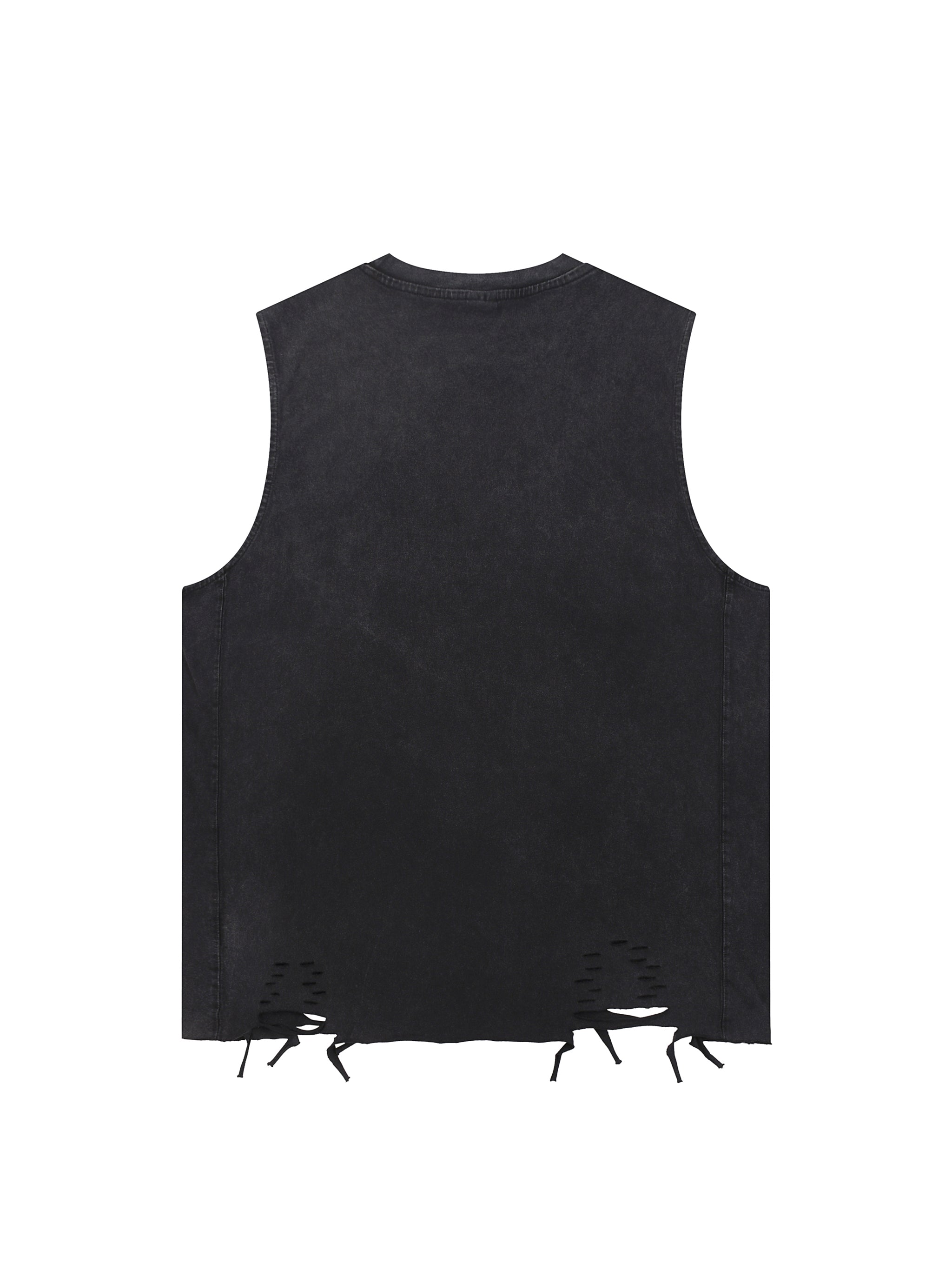 Tulip Grocer Snow Washed Raw-Hem Tank Top