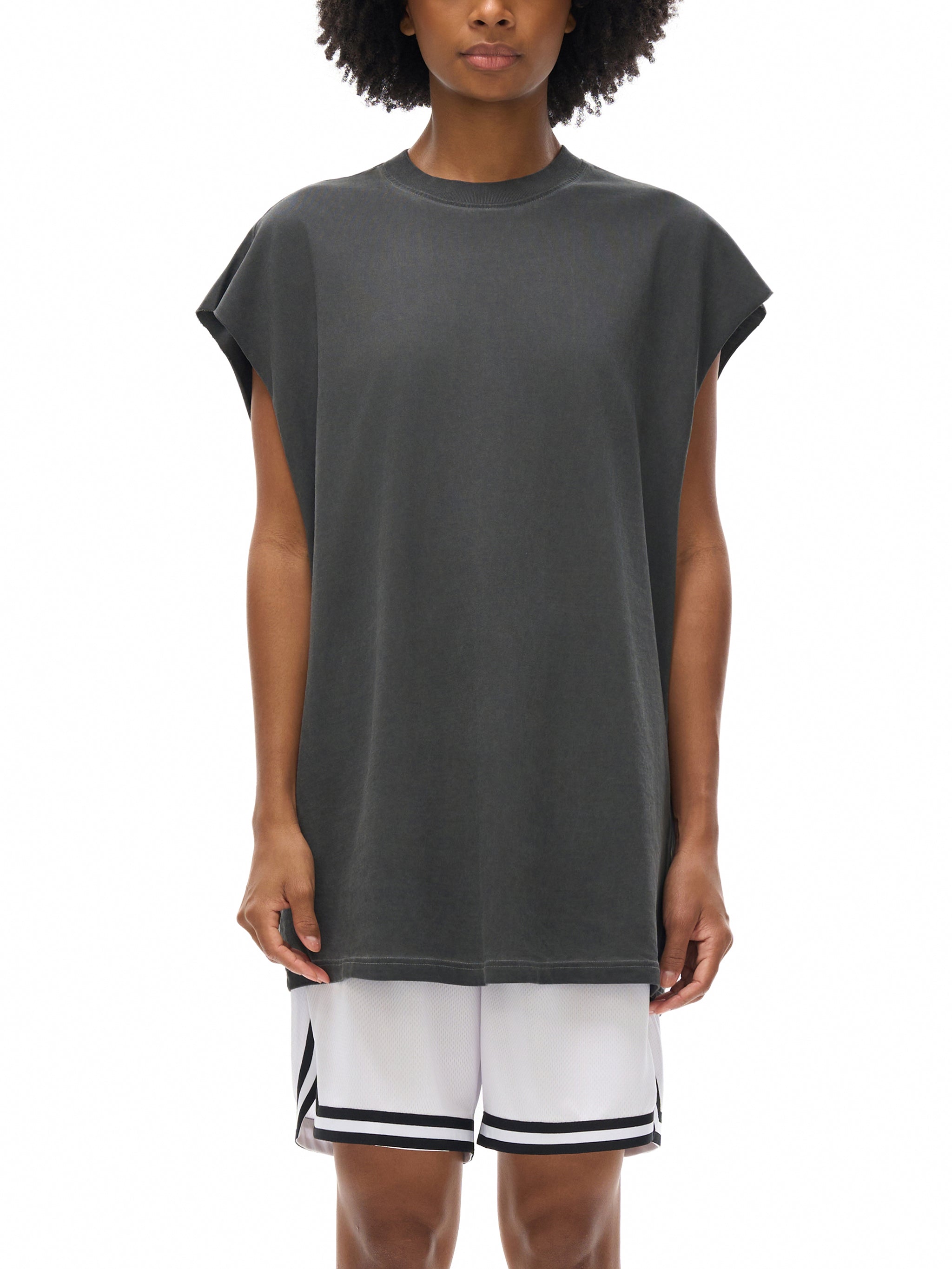 Bumbles Heart Wing Reverse Washed Tank Top