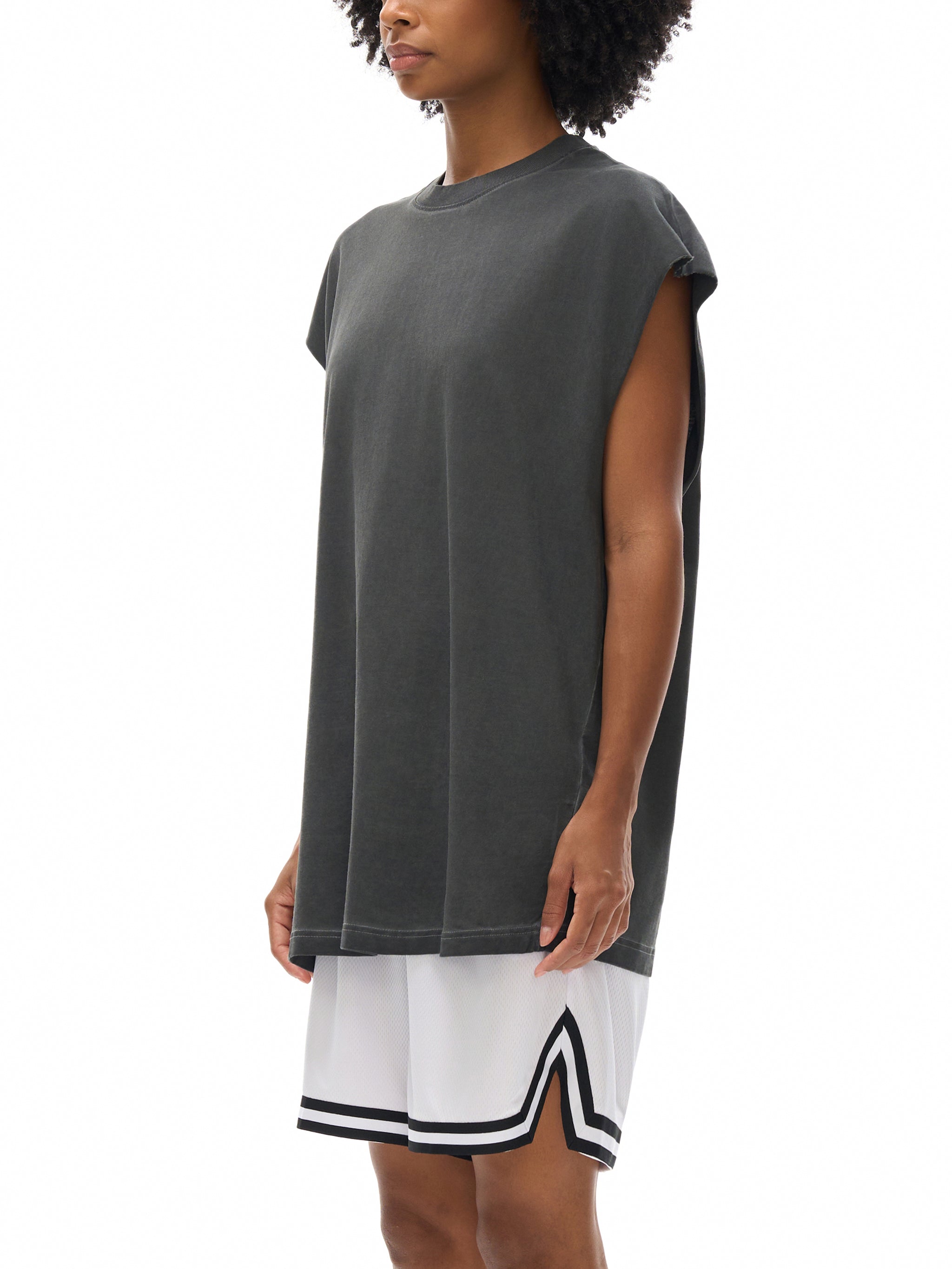 Bumbles Heart Wing Reverse Washed Tank Top