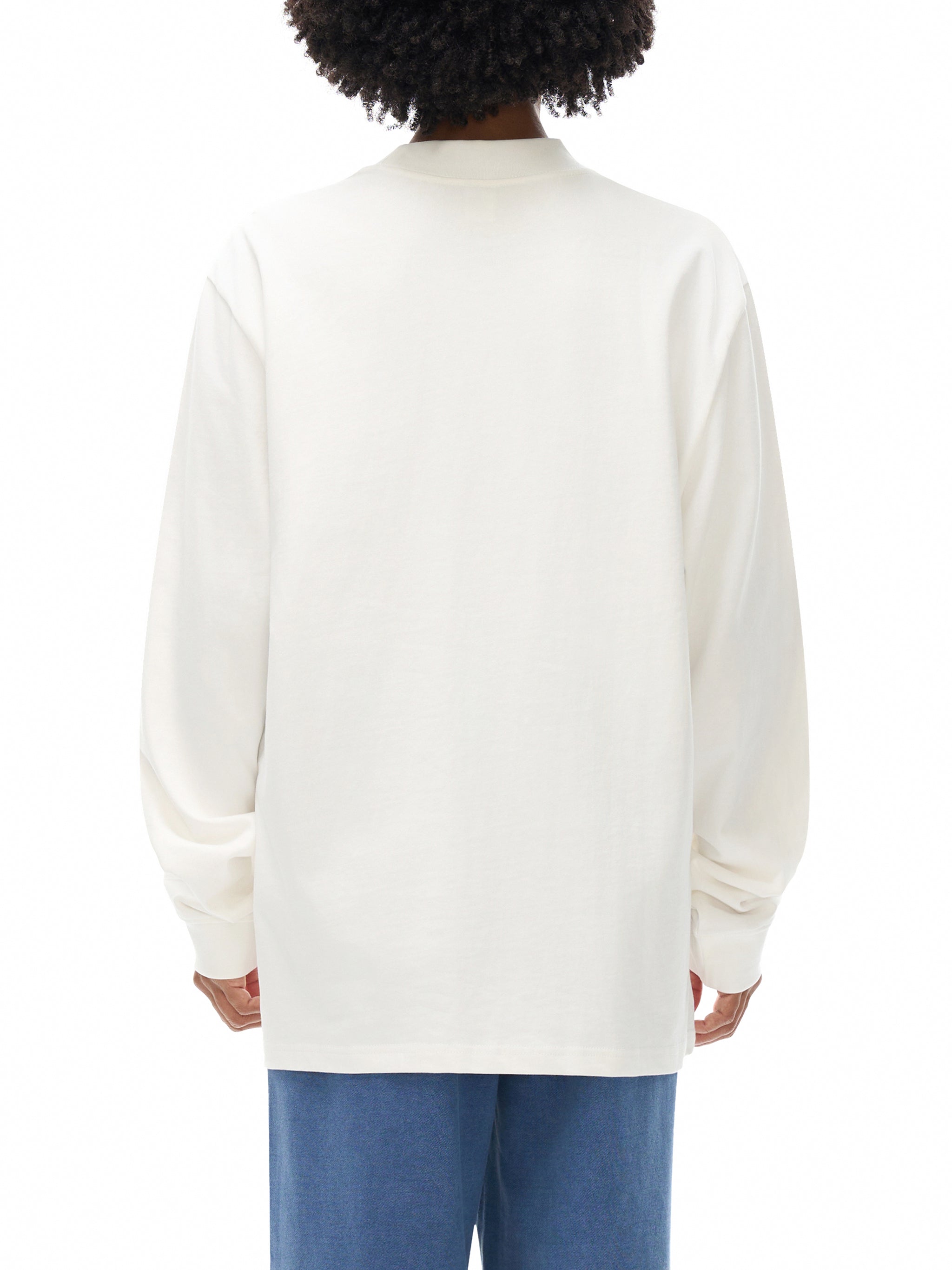 Bumbles Stitched Logo Essential Non-Shrink Mock Neck Sweatshirt