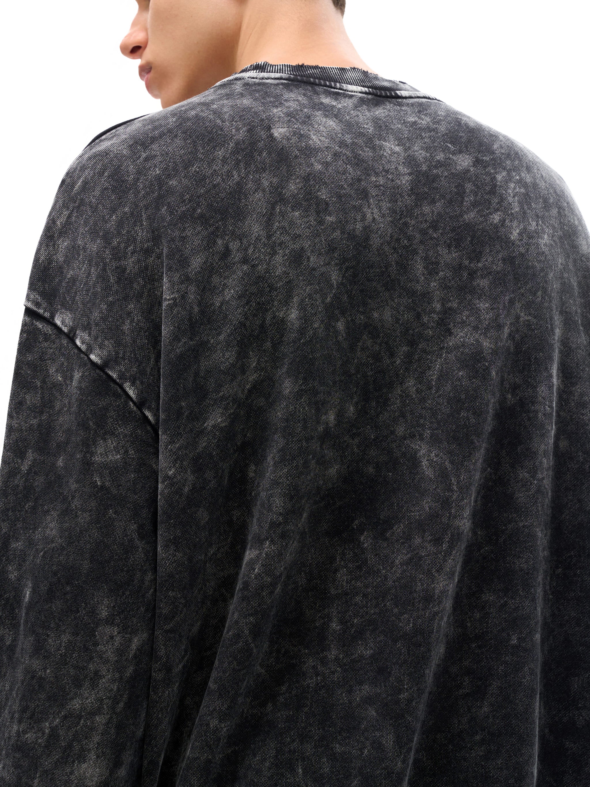 Espressotini Snow Washed Hand-Frayed Sweatshirt