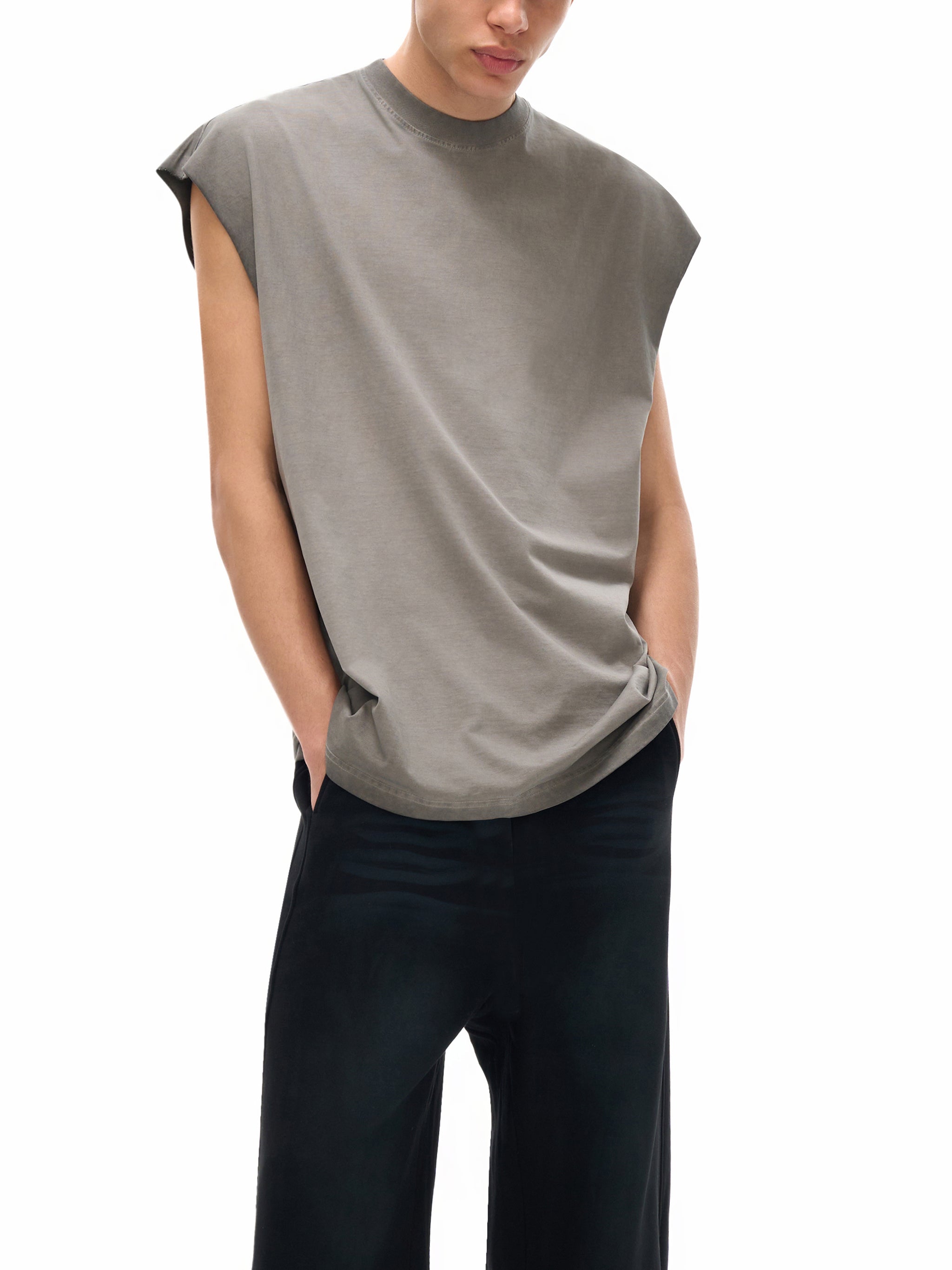 Bumbles Heart Wing Reverse Washed Tank Top