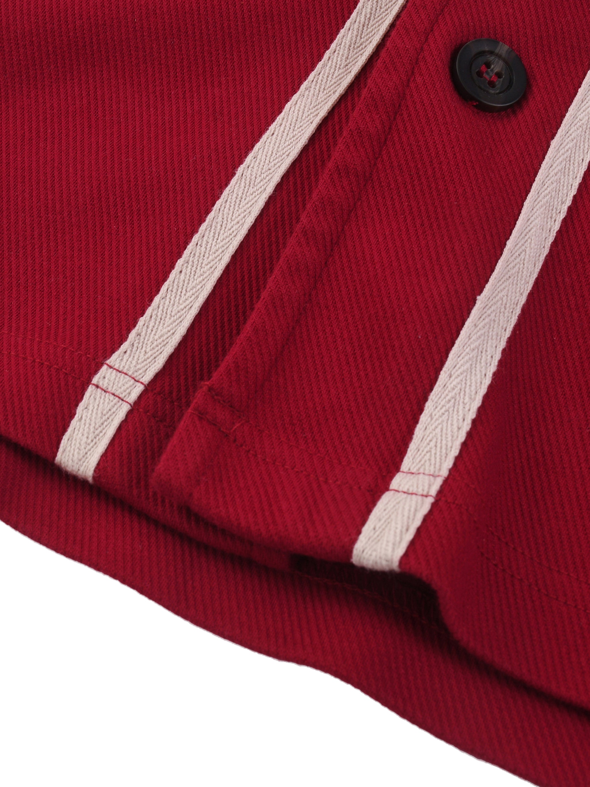 DD Espressotini Contrast Piped Button-Up Jersey