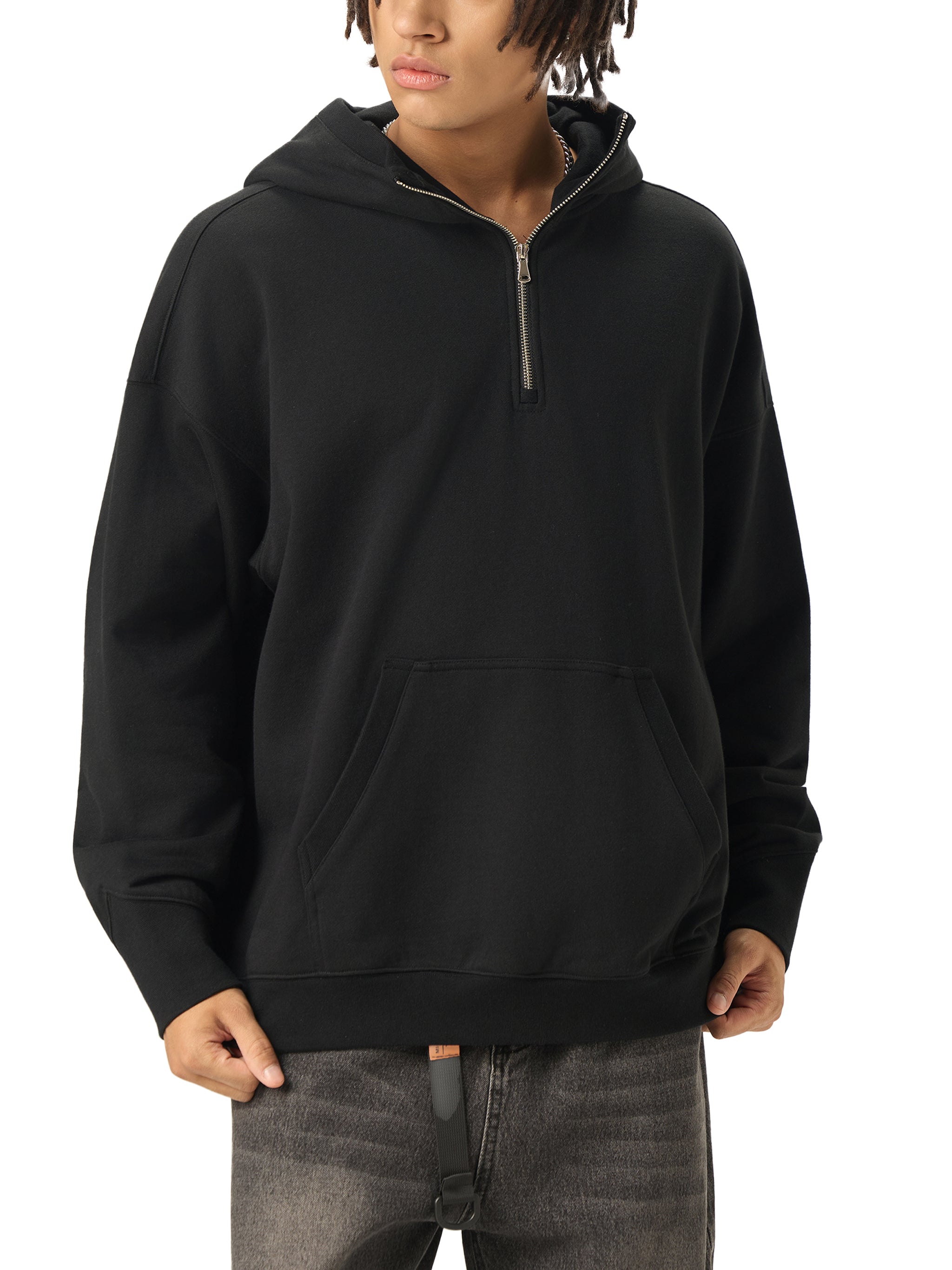 Bumbles Swarm Big Hood Half-Zip Fleece Hoodie