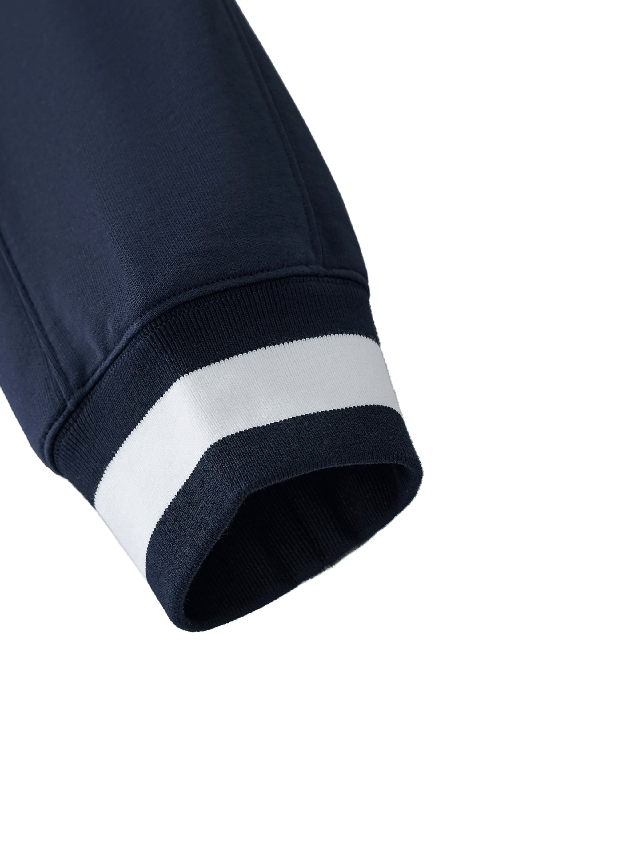 Dove+Deer City Plan V-Neck Contrast Collar Boxy Sweatshirt