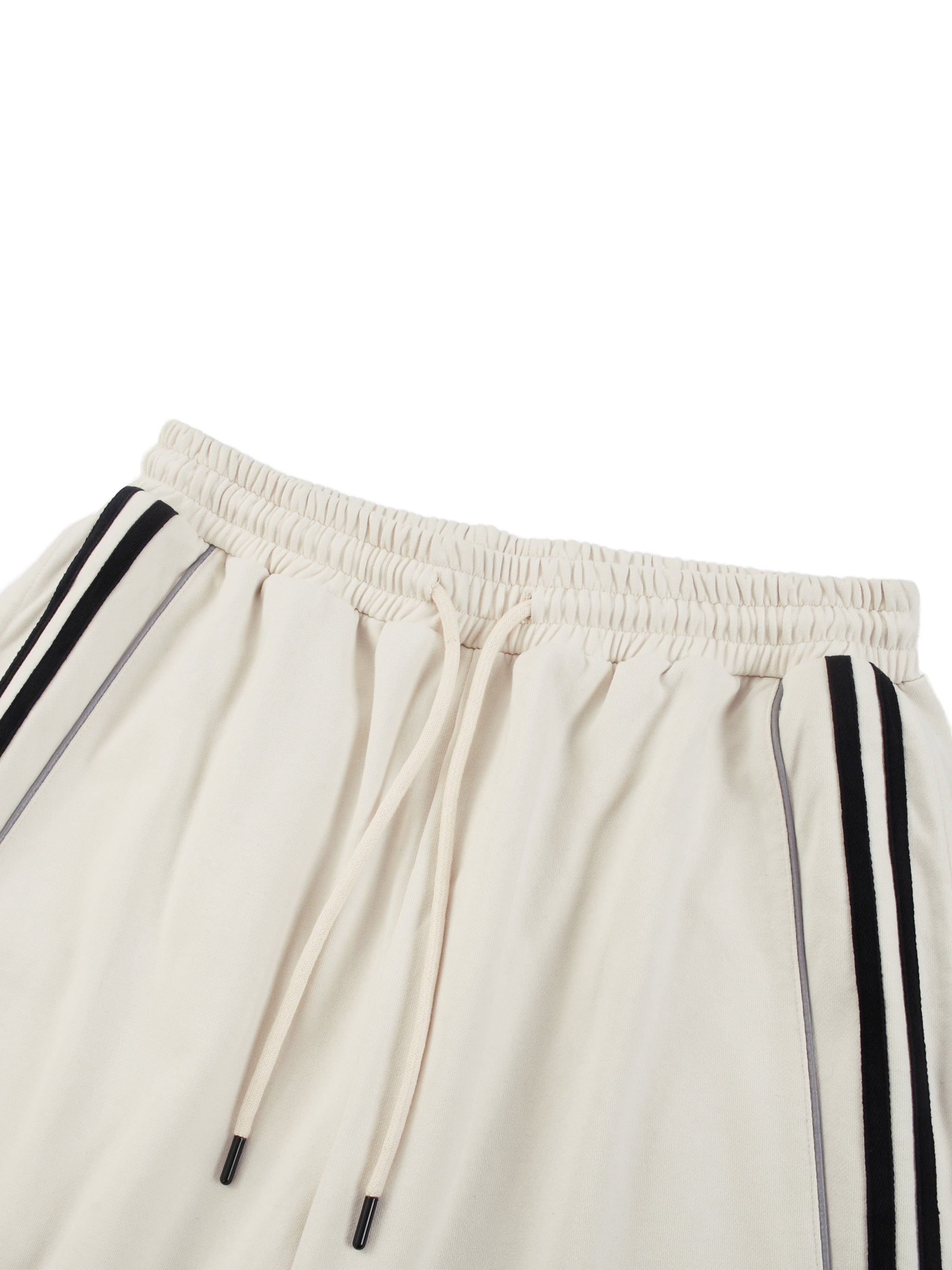 Bumbles Heart Wing Reflection Striped Straight-Leg Sweatpants
