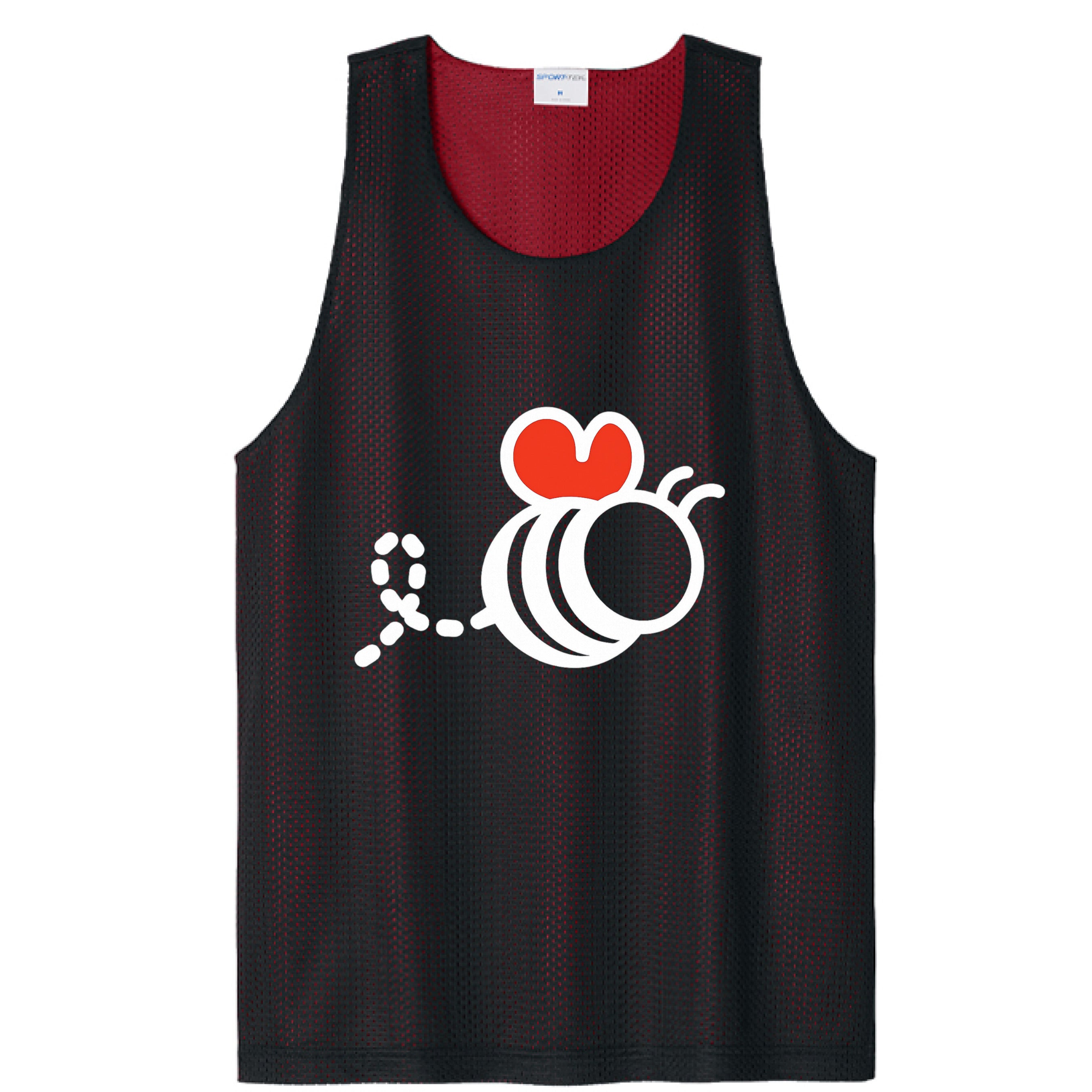 Black/ Deep Red - FRONT