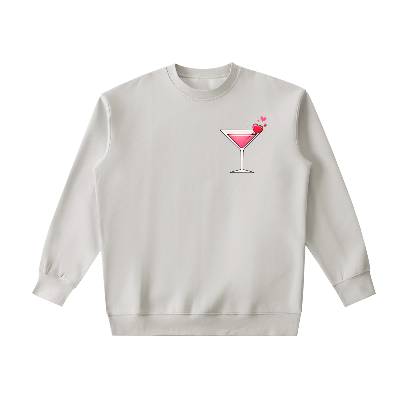 A Lovely Martini Weighted Crewneck Sweatshirt