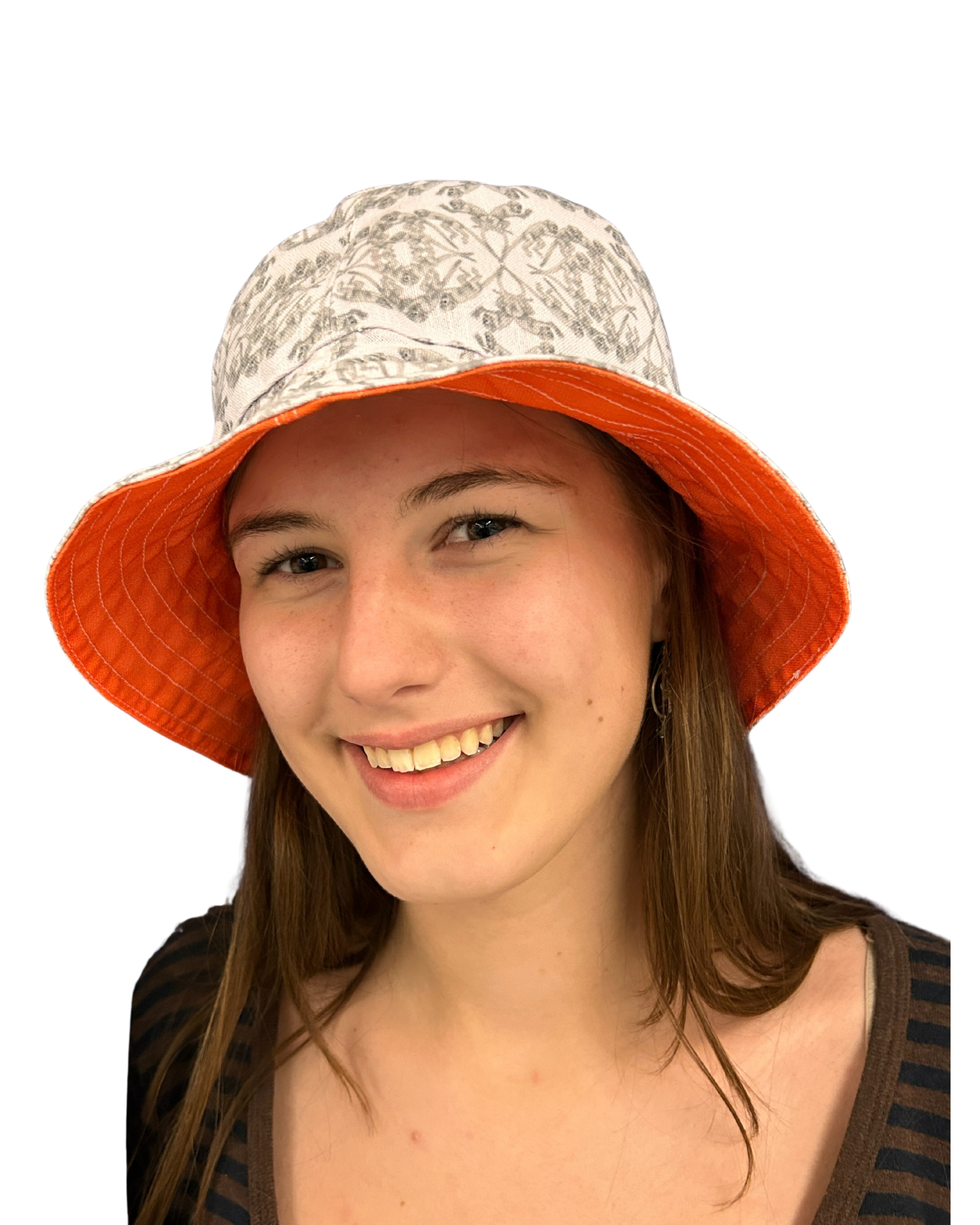 Jumping Monkey Patterned Reversible bucket hat