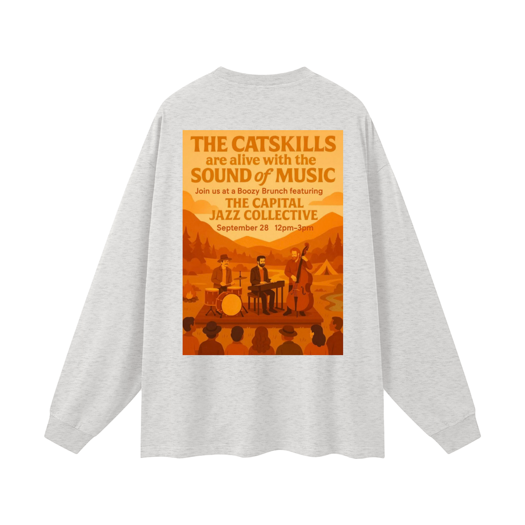Capital Jazz Collective Fall Show Oversized Unisex Long Sleeve T-Shirt