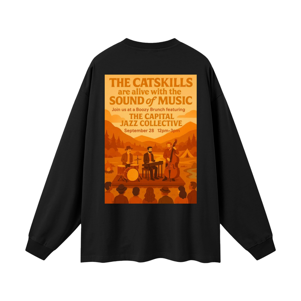 Capital Jazz Collective Fall Show Oversized Unisex Long Sleeve T-Shirt