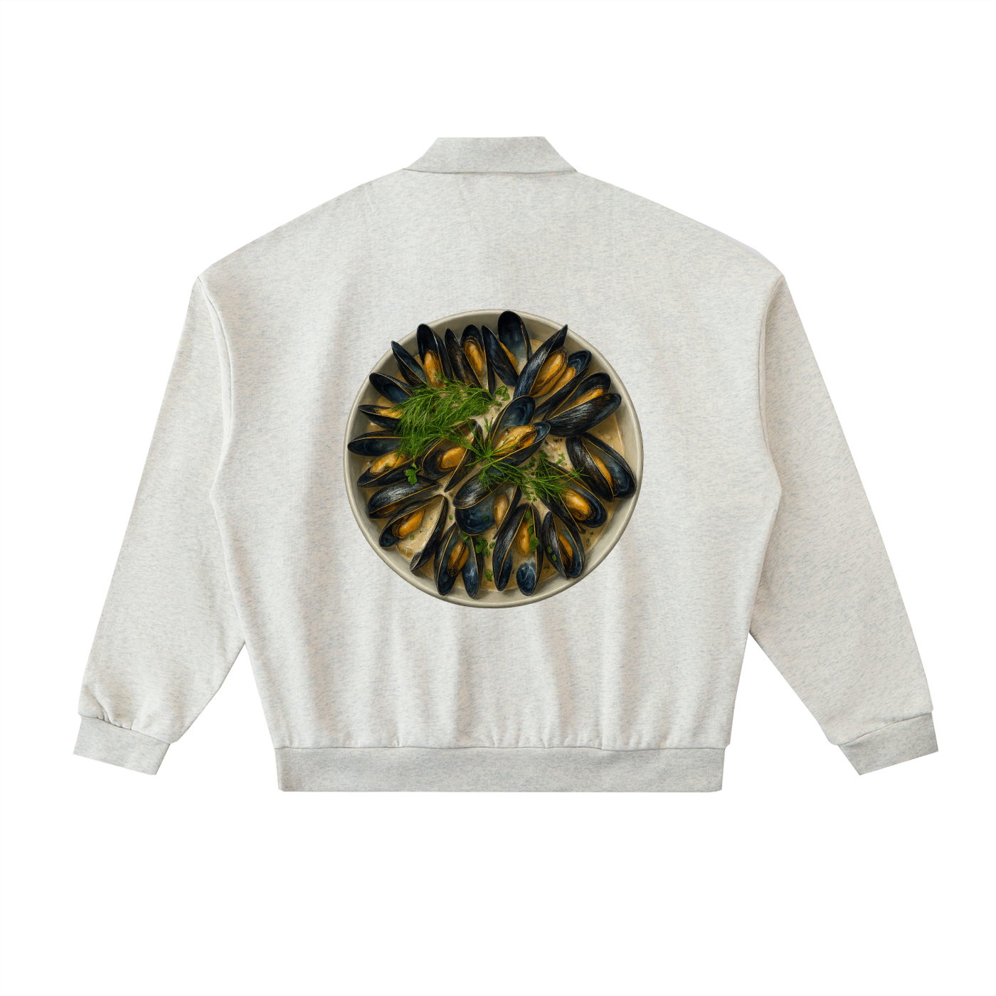 Heavyweight Fleece Polo Sweatshirt