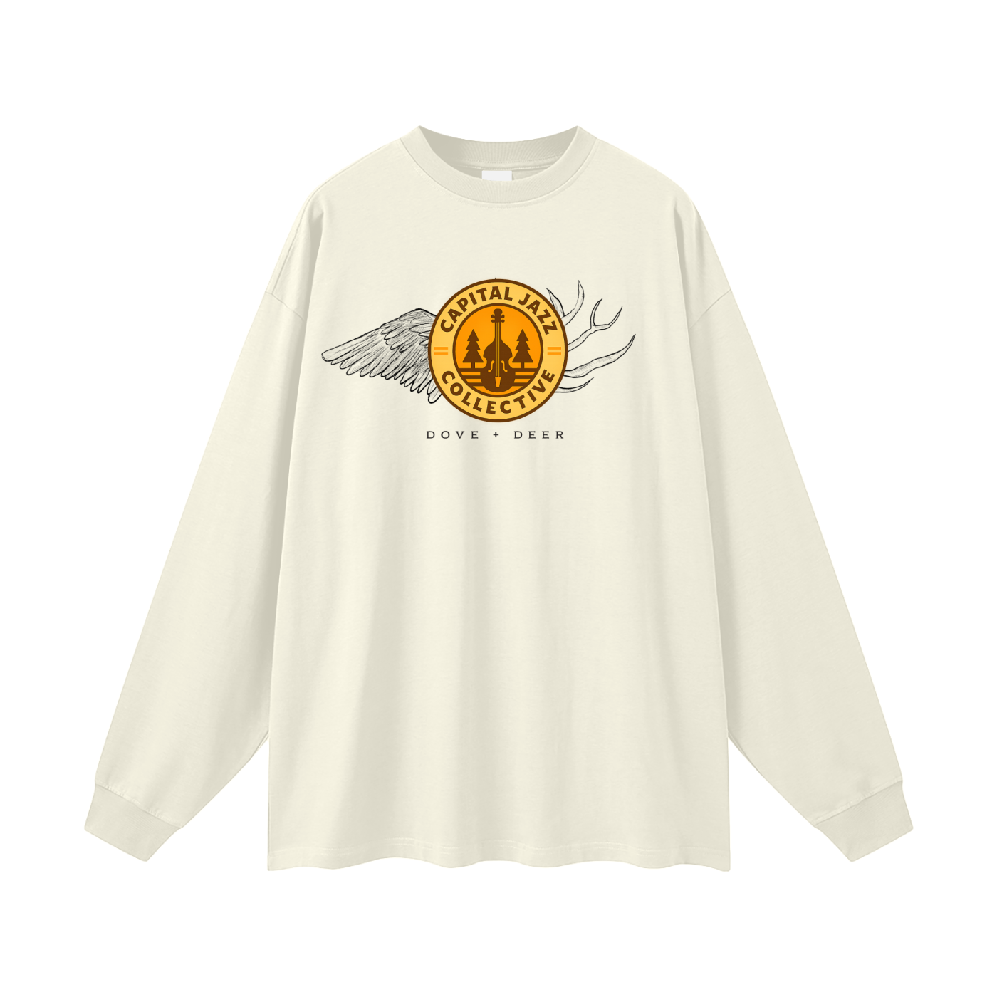 The Capital Jazz Collective @ Dove + Deer Fall 2025 Oversized Unisex Long Sleeve T-Shirt