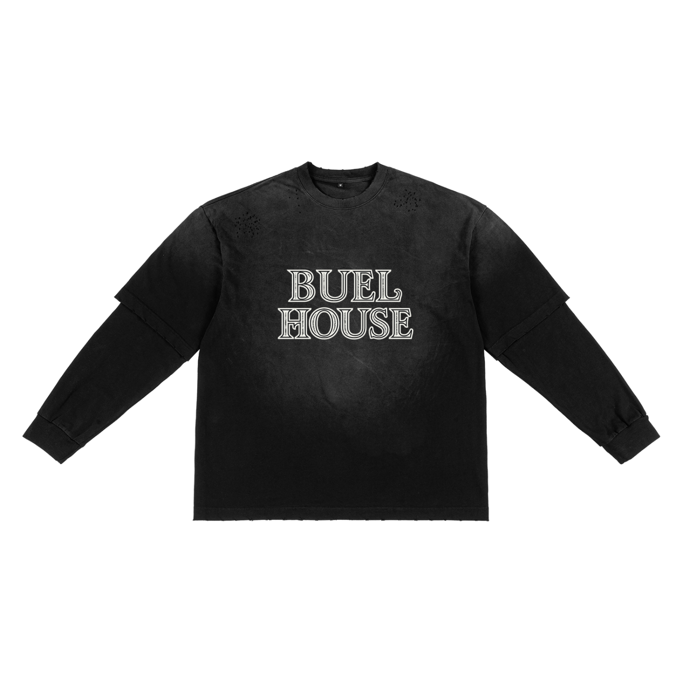 Buel House Sunfade Hand-Frayed Faux Two-Piece T-Shirt