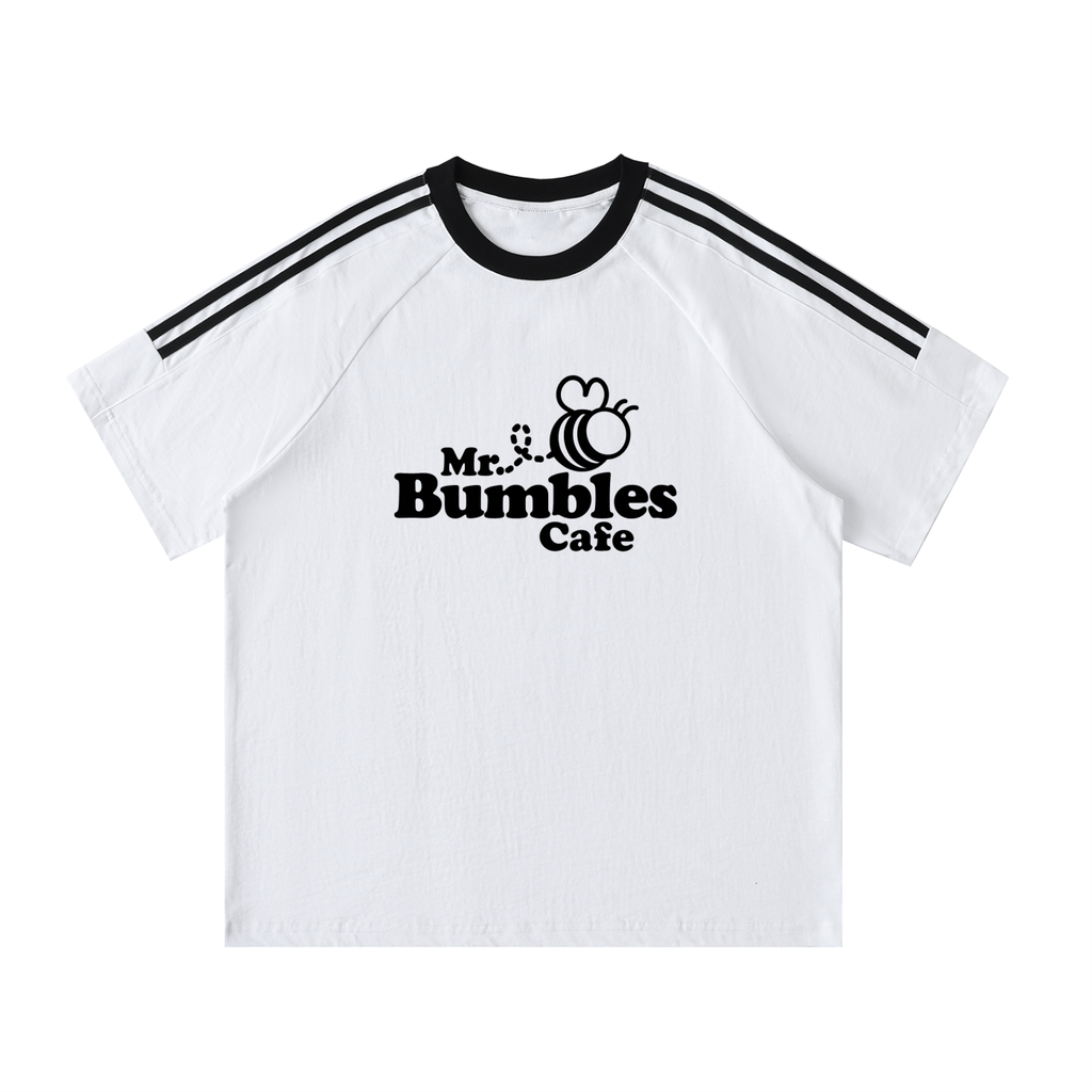 Bumbles Logo Contrast Tape Crewneck Cotton T-Shirt