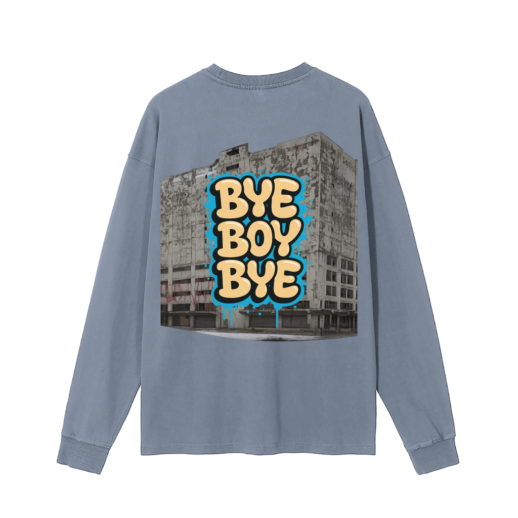 Bye Central WareHouse Vintage Washed Long Sleeve T-Shirt