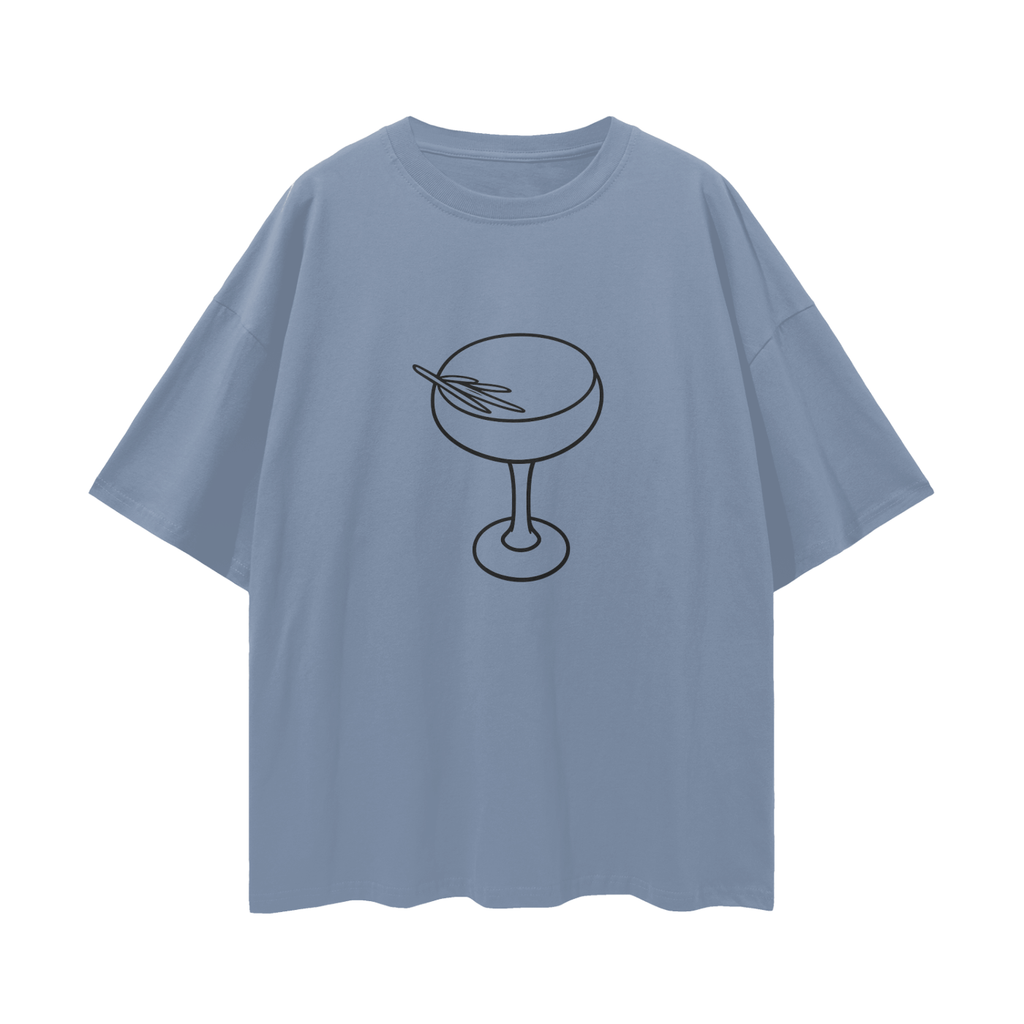 The Grocer Outline Loose Drop Shoulder T-Shirt