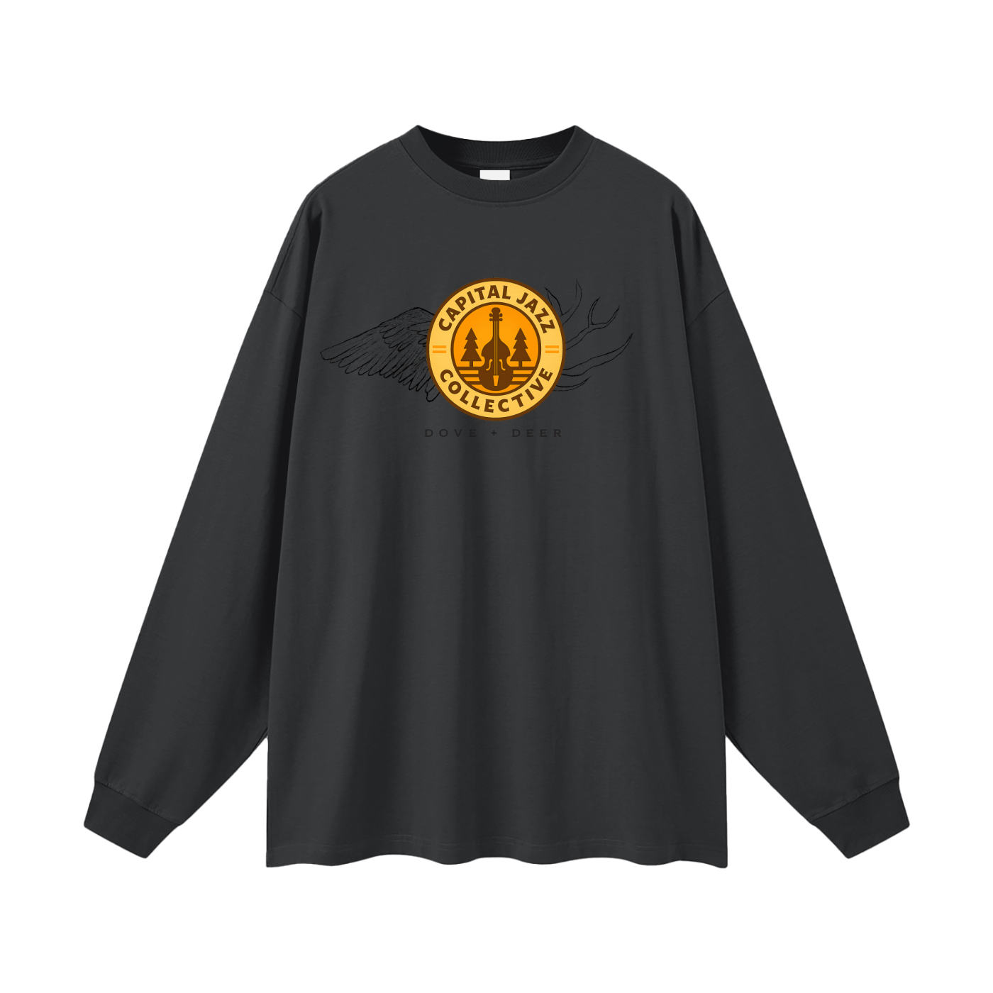 The Capital Jazz Collective @ Dove + Deer Fall 2025 Oversized Unisex Long Sleeve T-Shirt