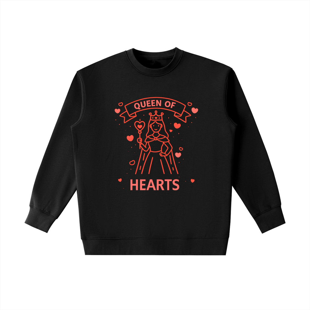 Queen of Hearts Weighted Crewneck Sweatshirt